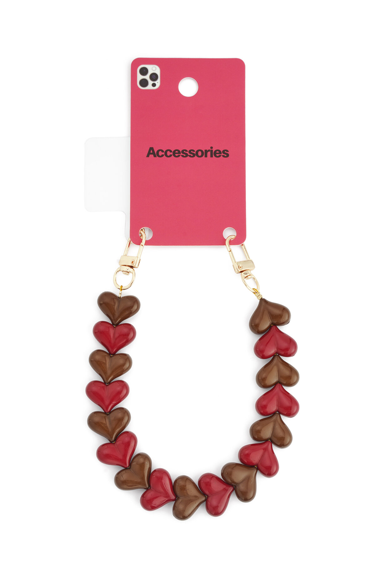 Double heart phone cords Picture3