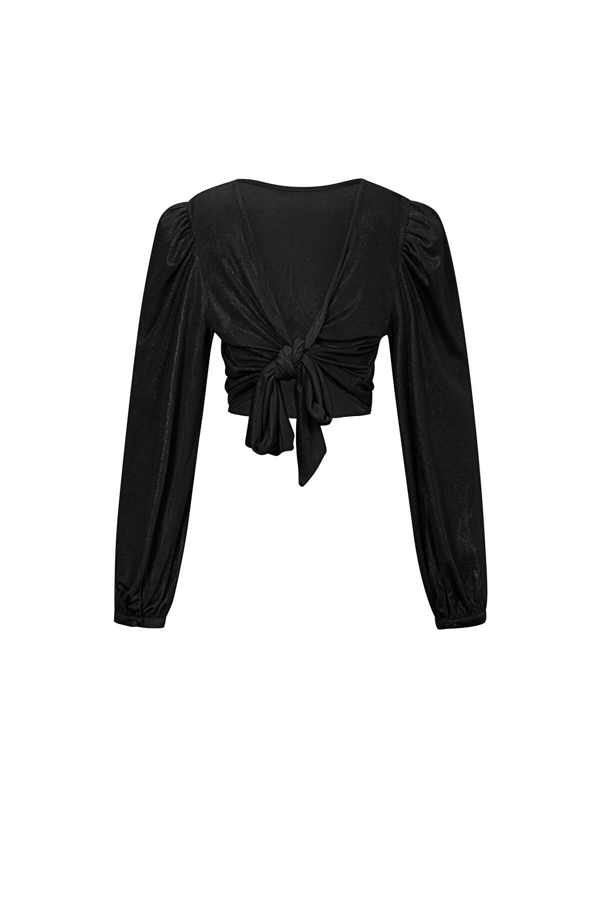 Knitted Polyester Fiber Women's Long Sleeve Top Sexy Solid Color h5Picture4