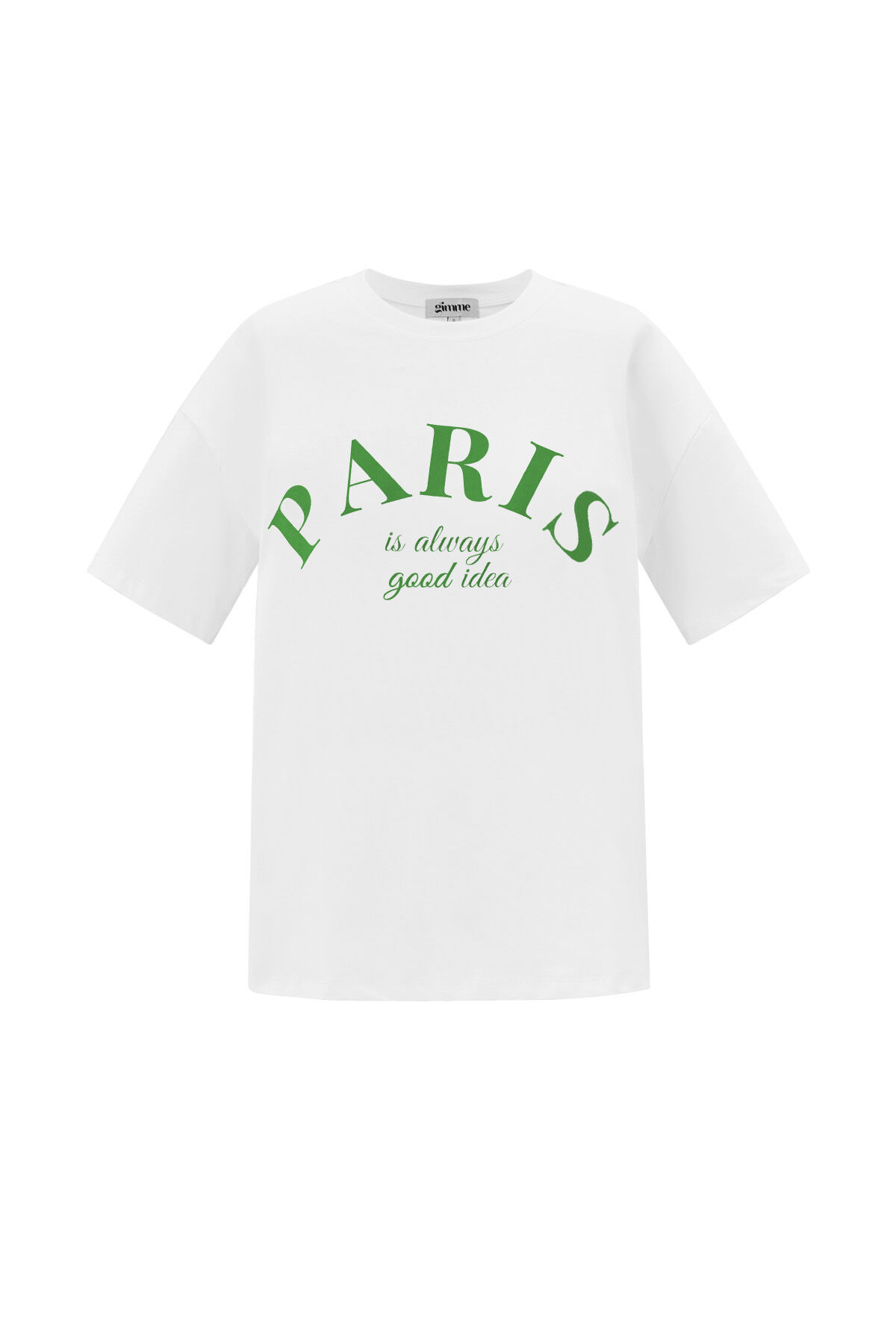 Cotton Women's T-shirt Casual Letters 2