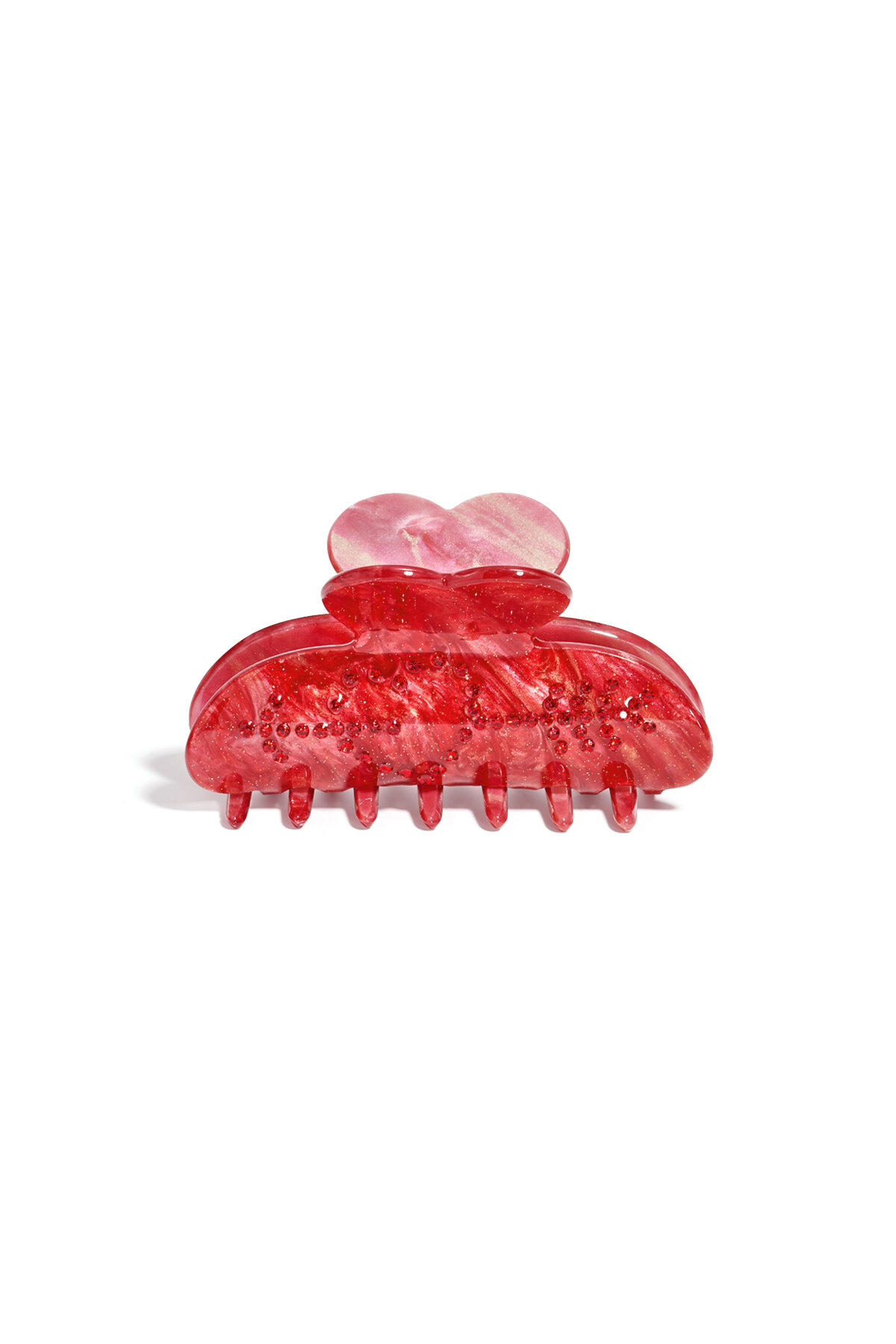 Pinces à cheveux en forme de cœur, style décontracté, en acétate, accessoires pour la Saint-Valentin 2