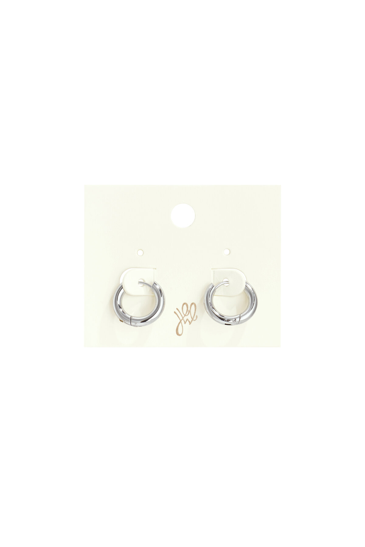 Orecchini creoli basic - piccoli Gold Stainless Steel h5 Immagine4