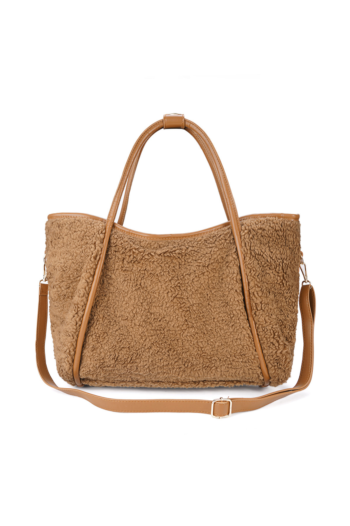 Bolsos de mano con estampado de leopardo, informales, de algodón, accesorios diarios h5 Imagen5