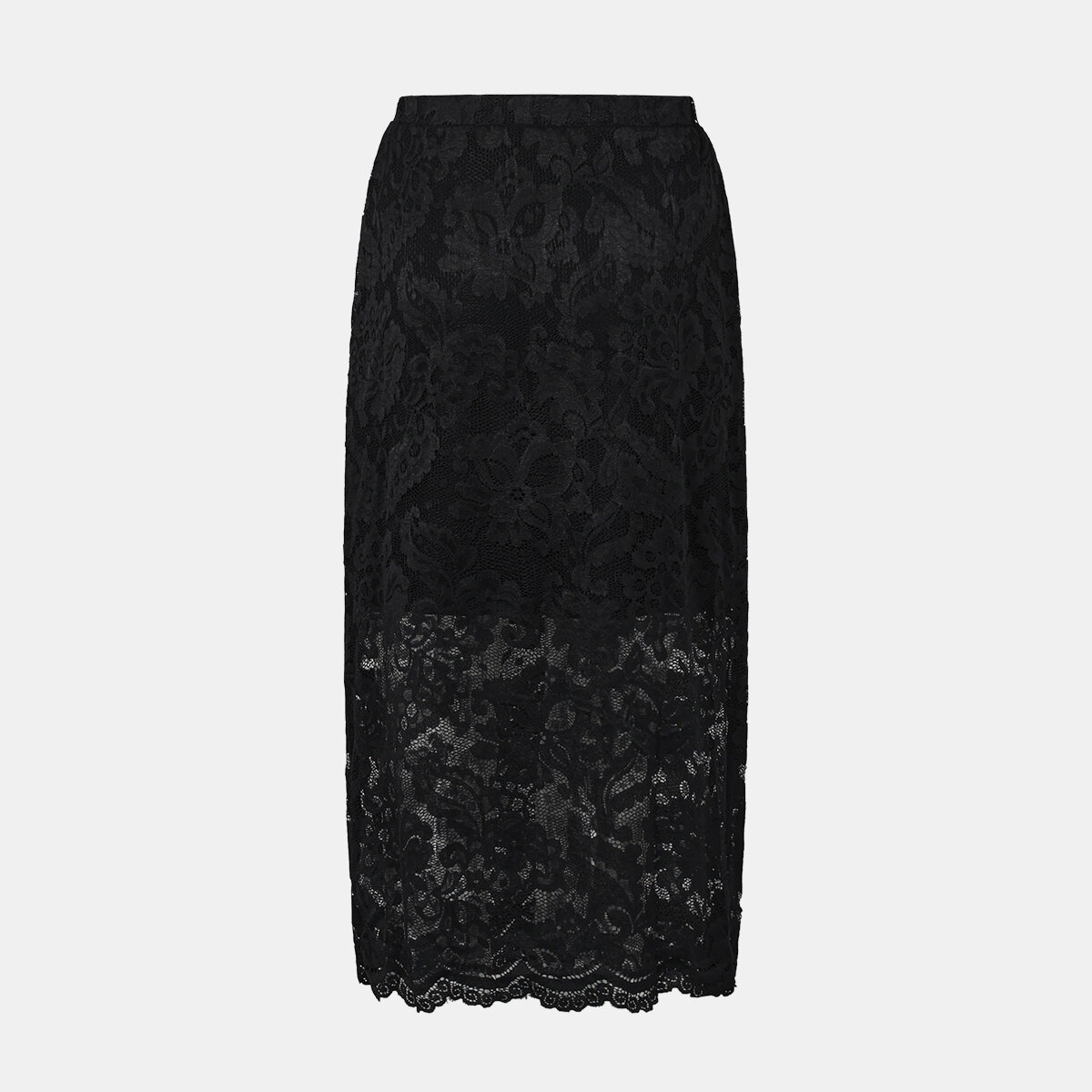 Lace Long-sleeved Dresses Set Picture7
