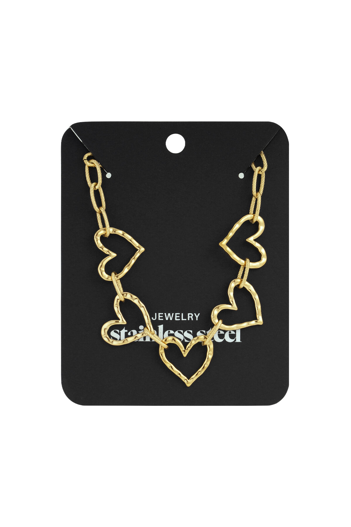 Stainless Steel Chain Necklaces Heart Casual Daily Simple Series Women's jewelry Picture7