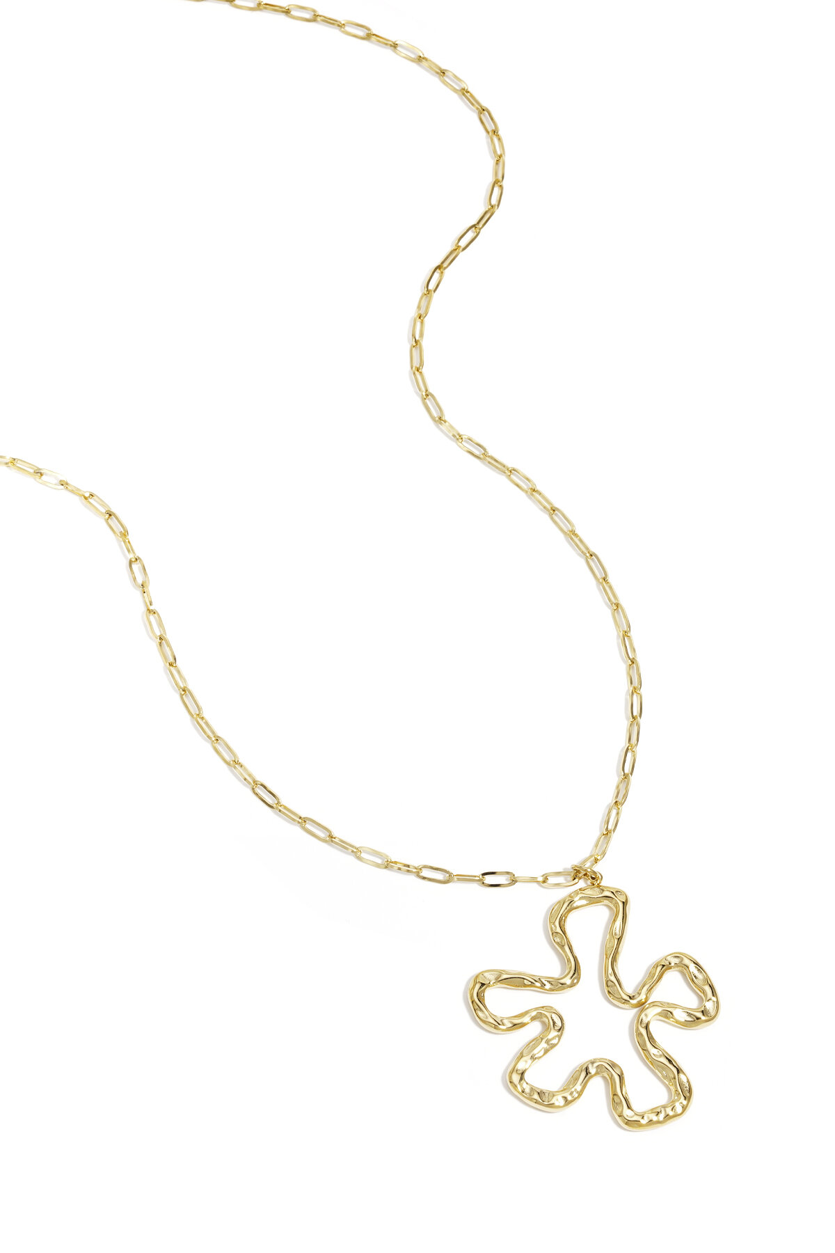 Collier avec pendentif fleur 