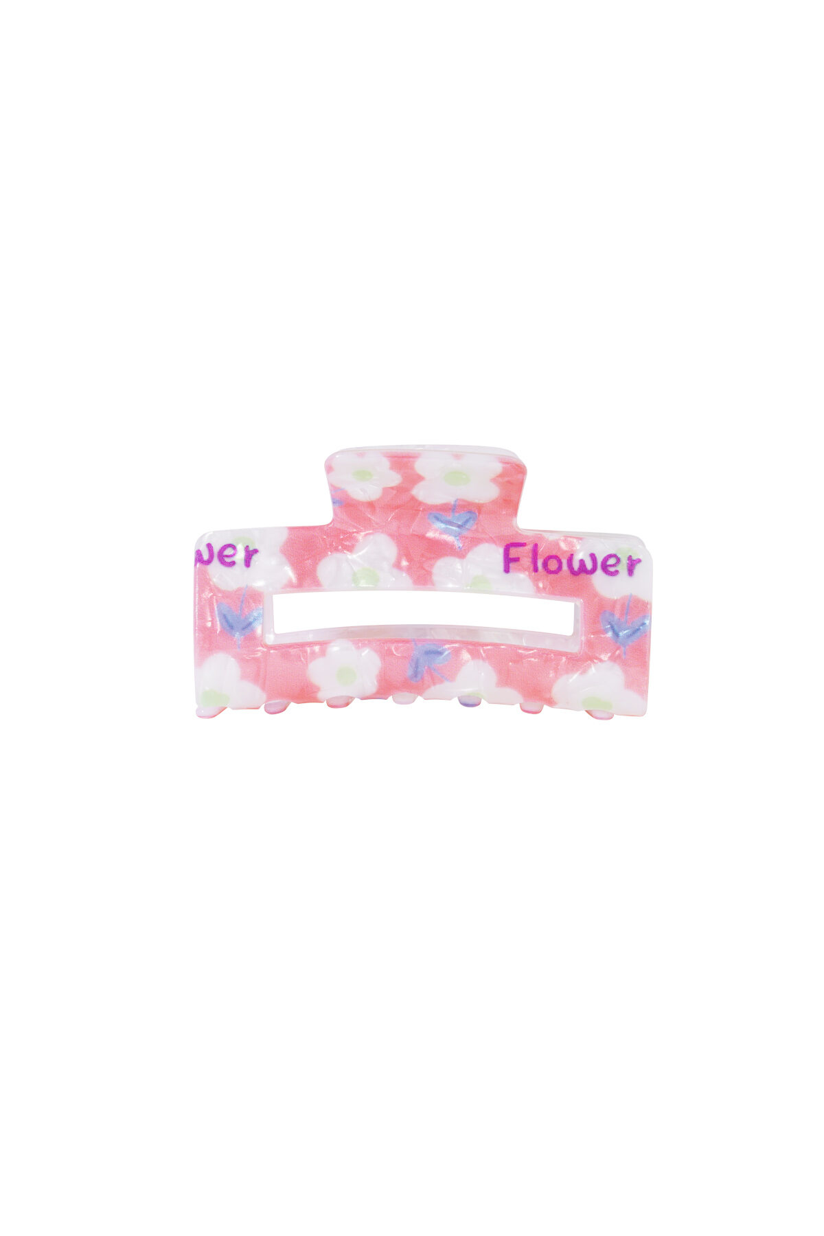 Pinzas para el pelo con flores, accesorios casuales de acrílico para uso diario h5 Imagen2