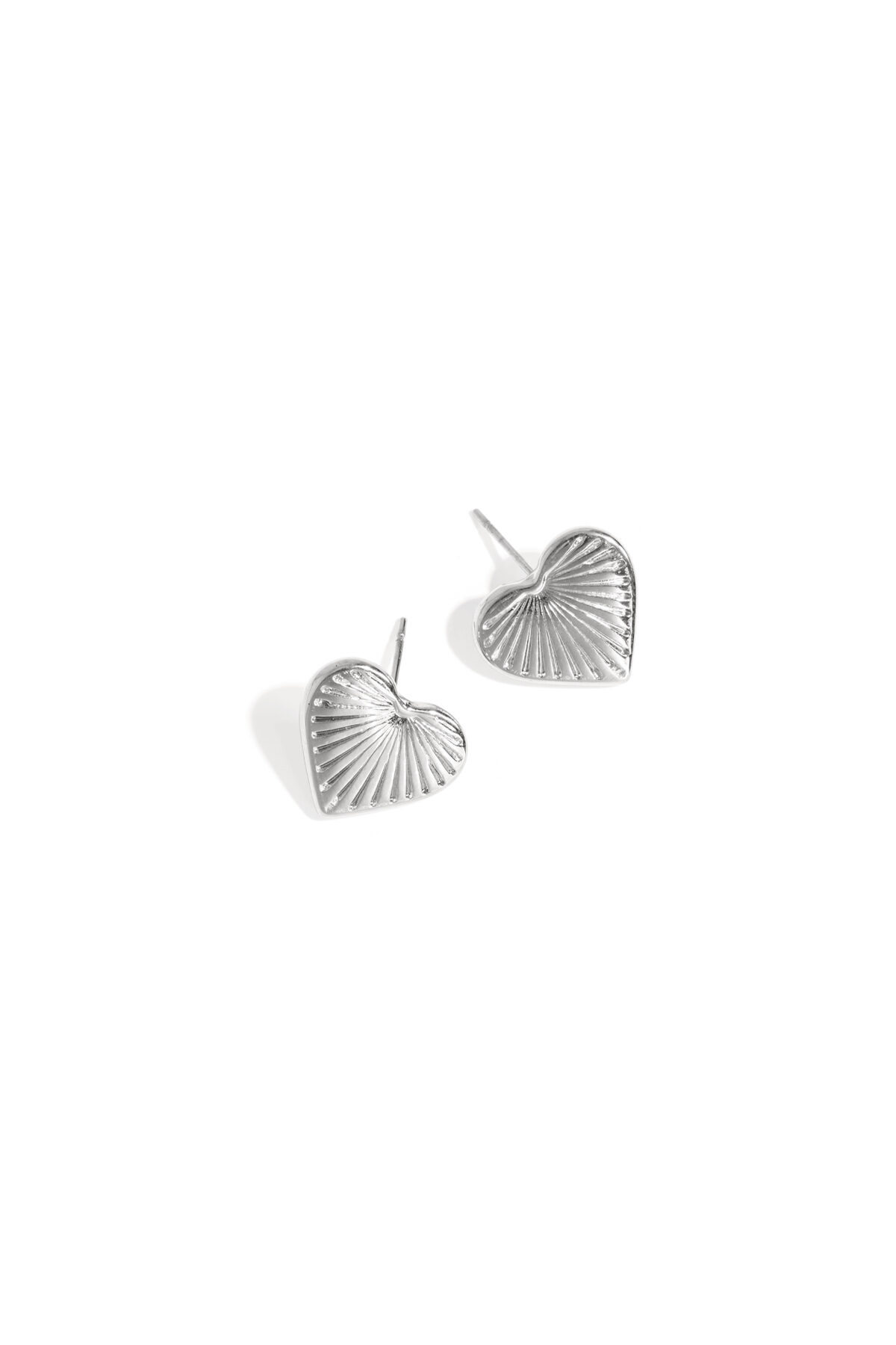 Stainless Steel Stud Earrings Heart Daily Daily Simple Series Women's jewelry h5 Picture3