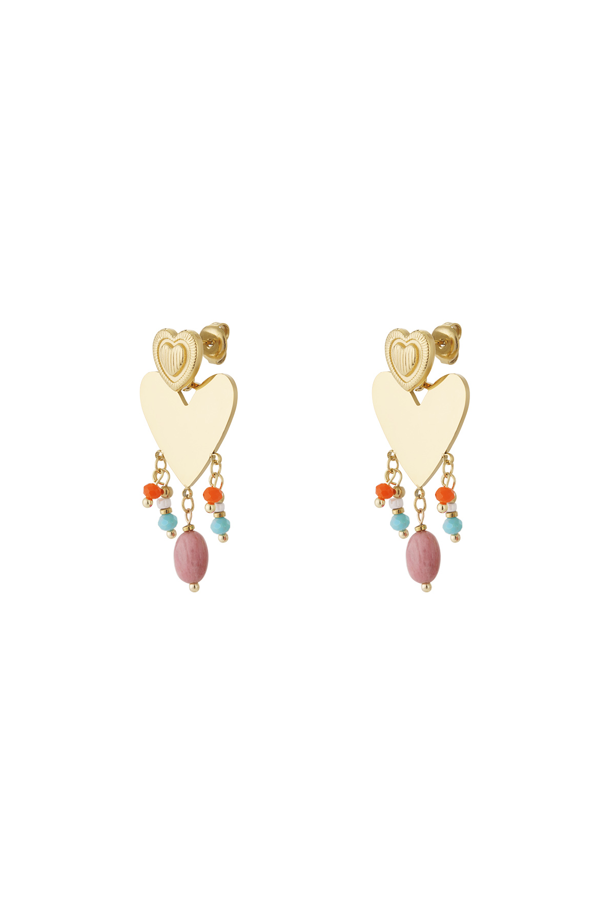 Heart drop Earrings Picture3