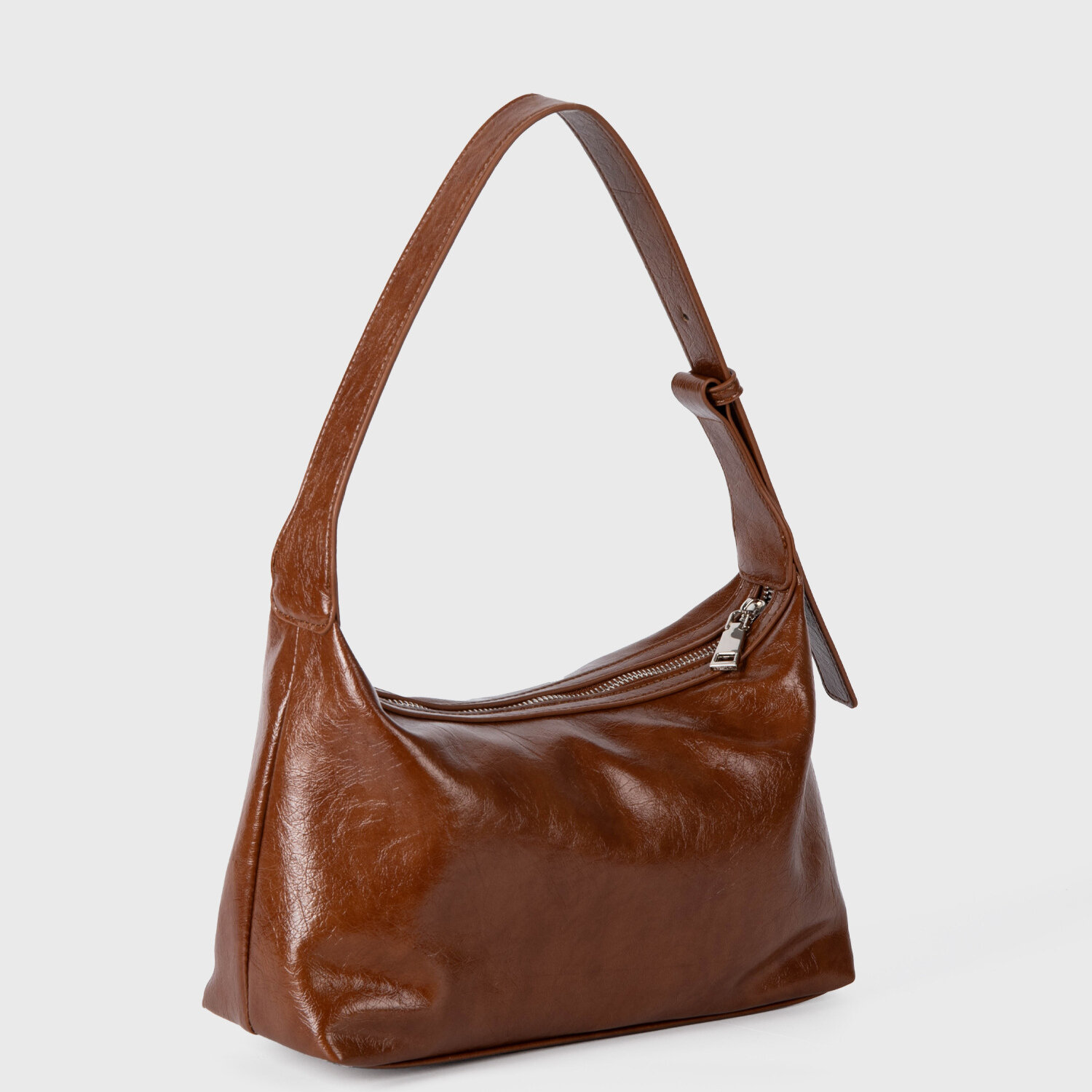 1 Piece Simple Series Casual Solid Color PU Women's Shoulder Bags h5Picture5