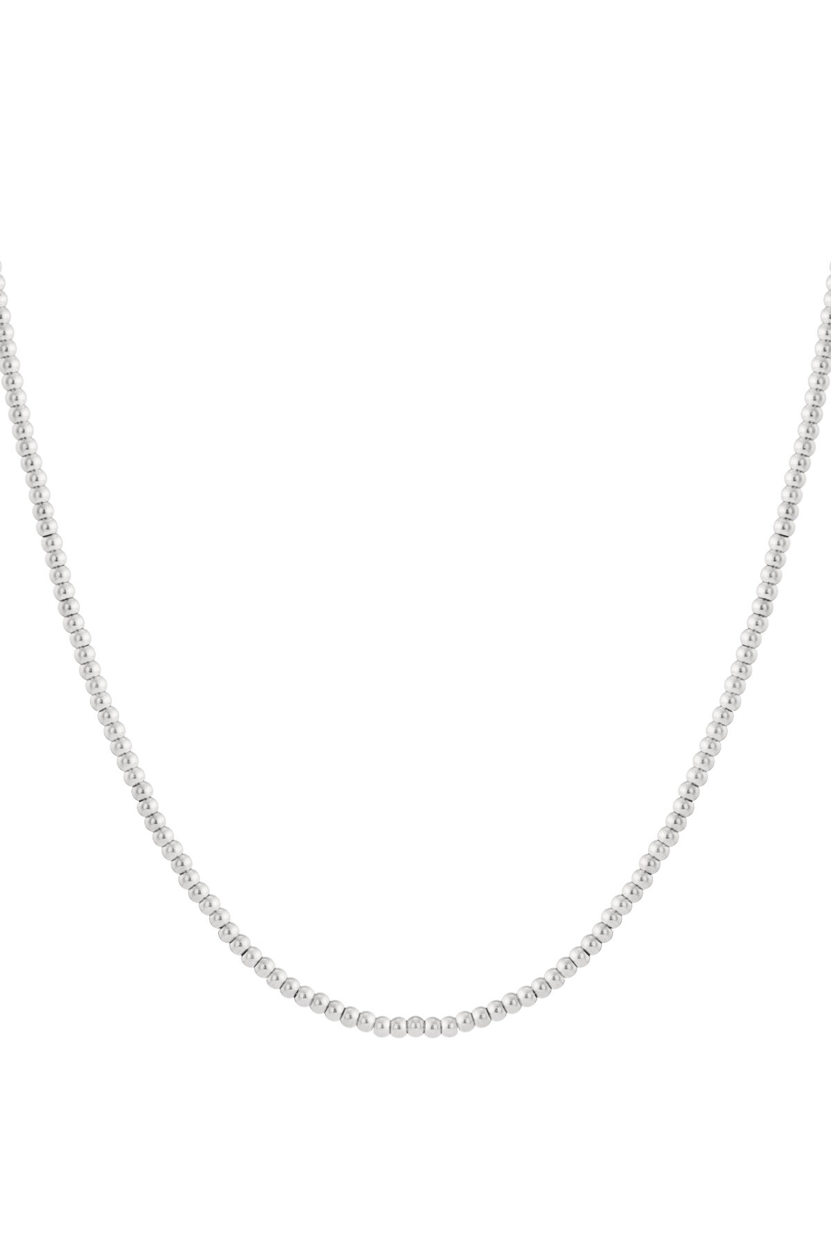 Solid bead necklace-5mm Picture3