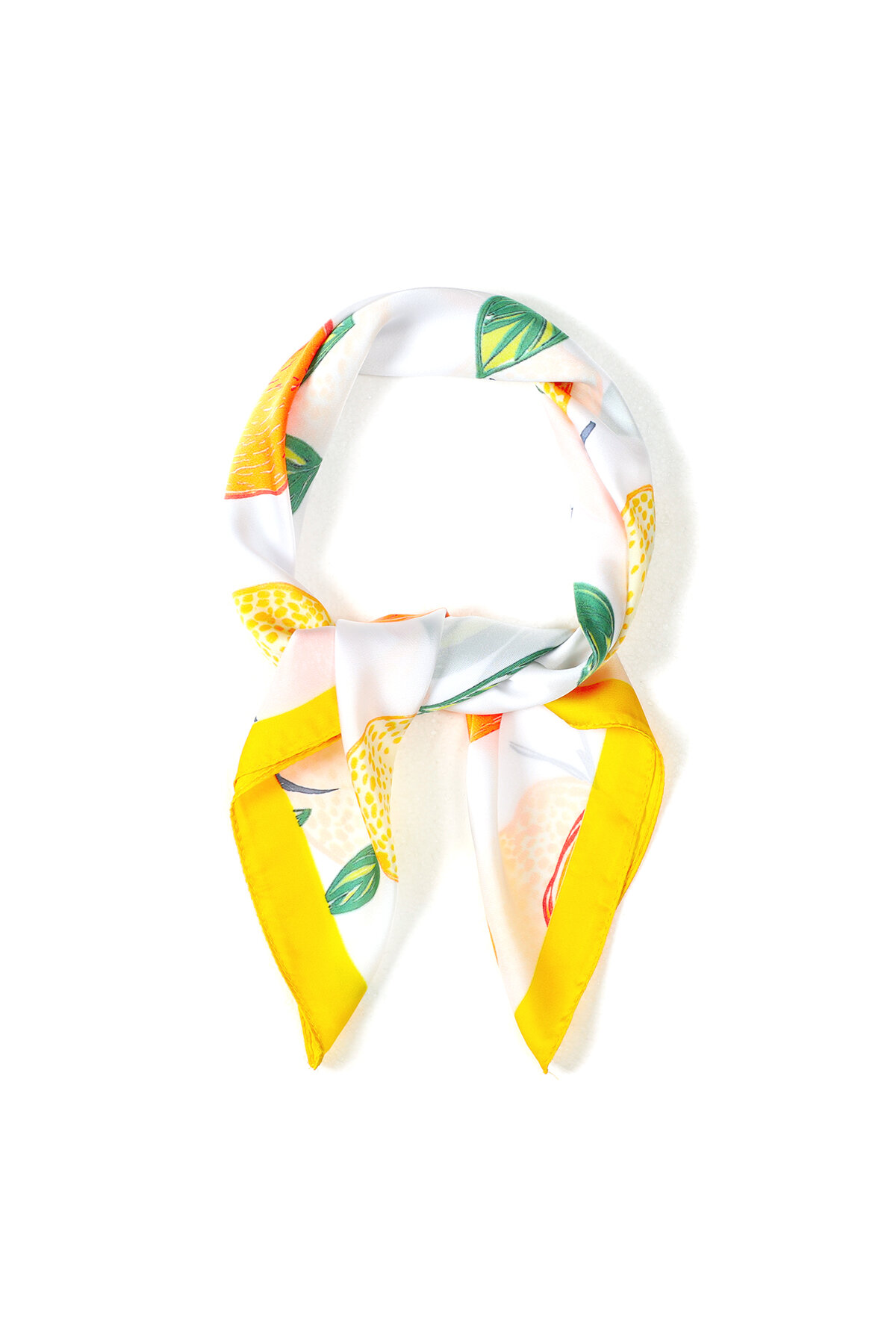 Sciarpe estive con frutta, casual, in poliestere, accessori per tutti i giorni