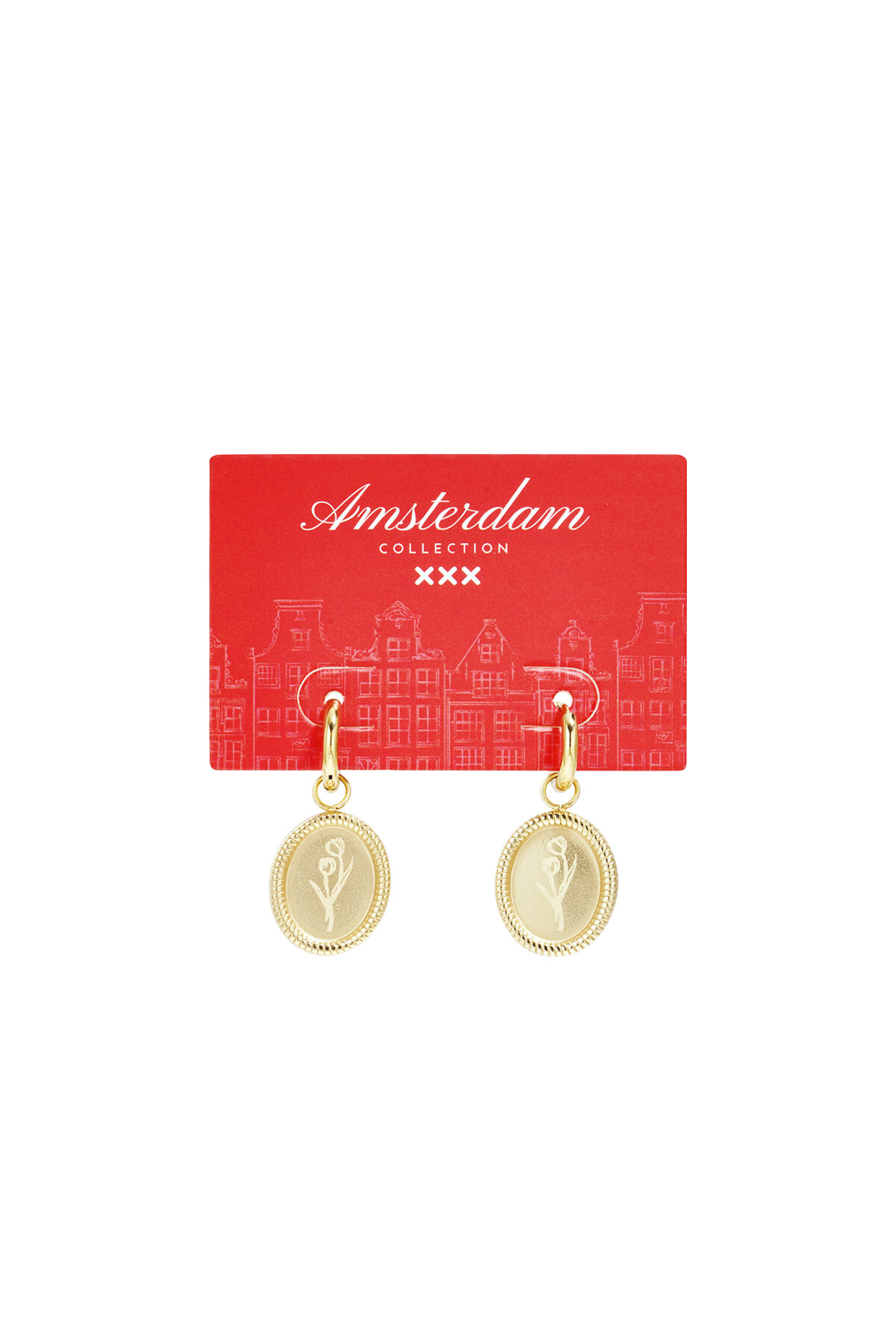 Tulip Blossom Stainless Steel Earrings h5 Picture8