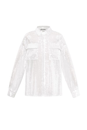 Woven Polyester Fiber Women's Blouse Elegant Solid Color Spring/Summer h5