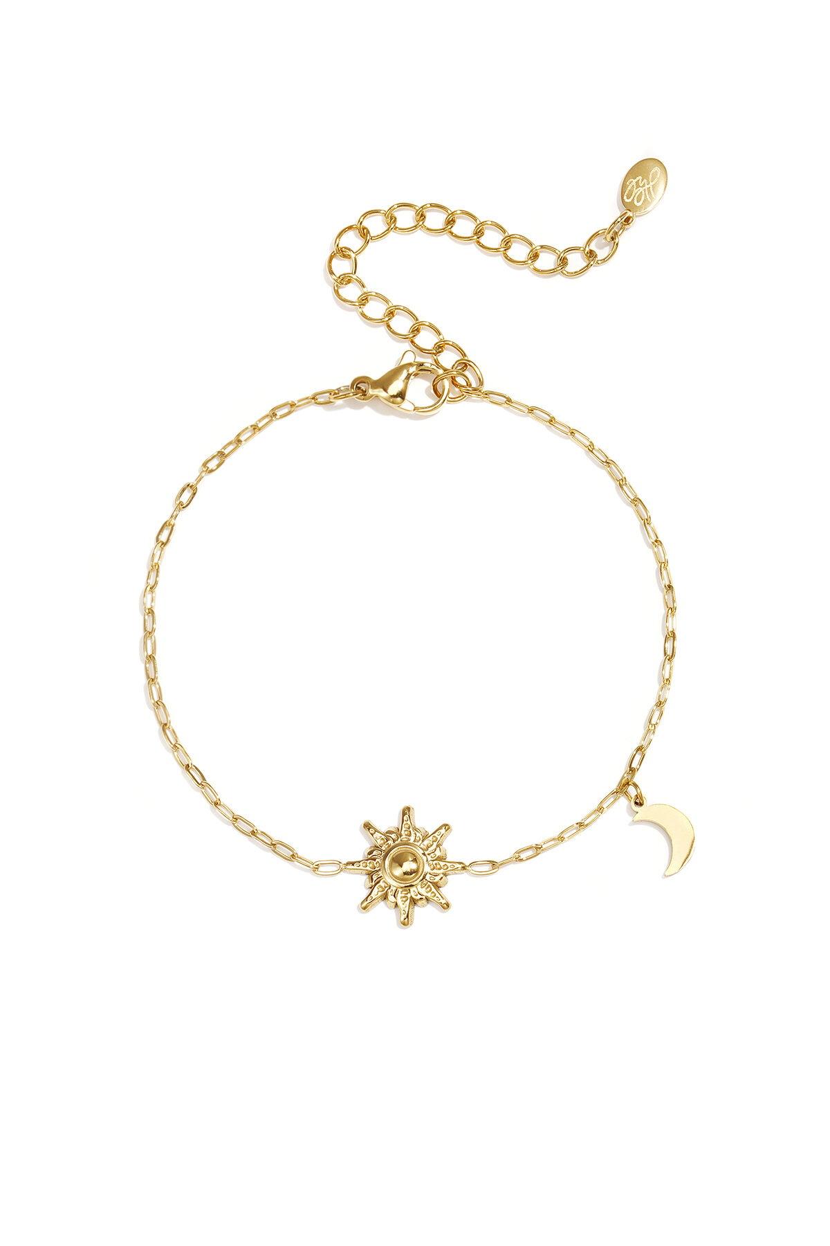 Braccialetti con ciondoli in acciaio inossidabile, serie Sun Casual Daily Simple, gioielli da donna 2