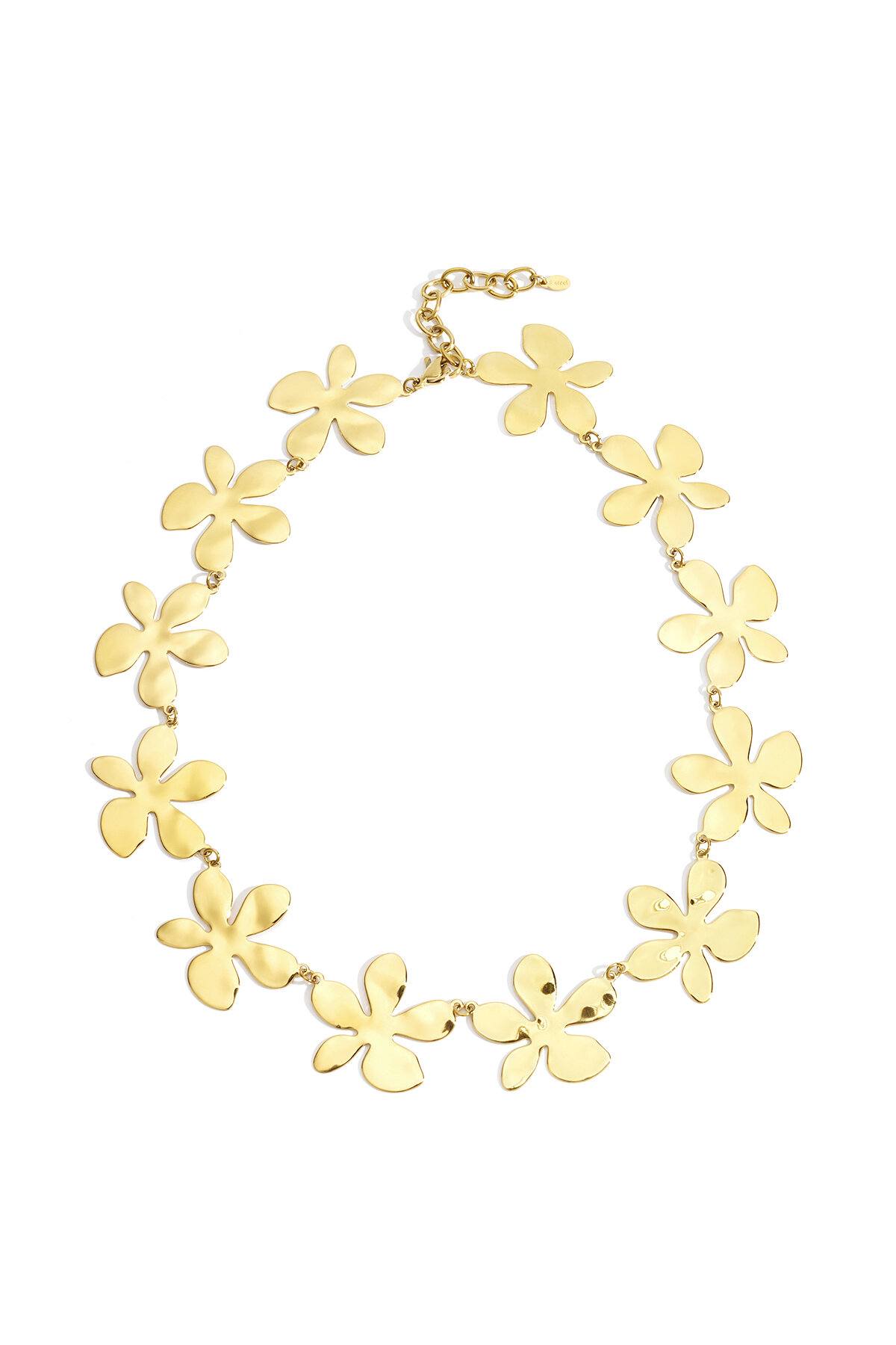 Stainless Steel Chain Necklaces Flower Casual Daily Simple Series Women's jewelry 