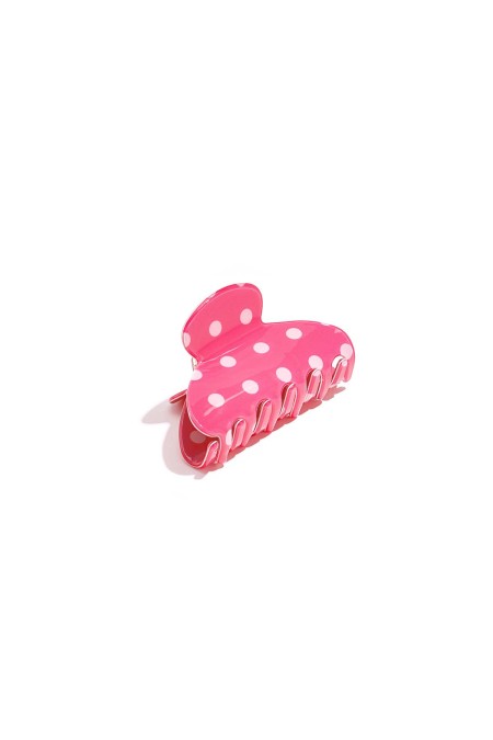 Haarspangen mit Polka-Dots, Alltags-Imitation aus Acetatfolie, Alltagsaccessoires