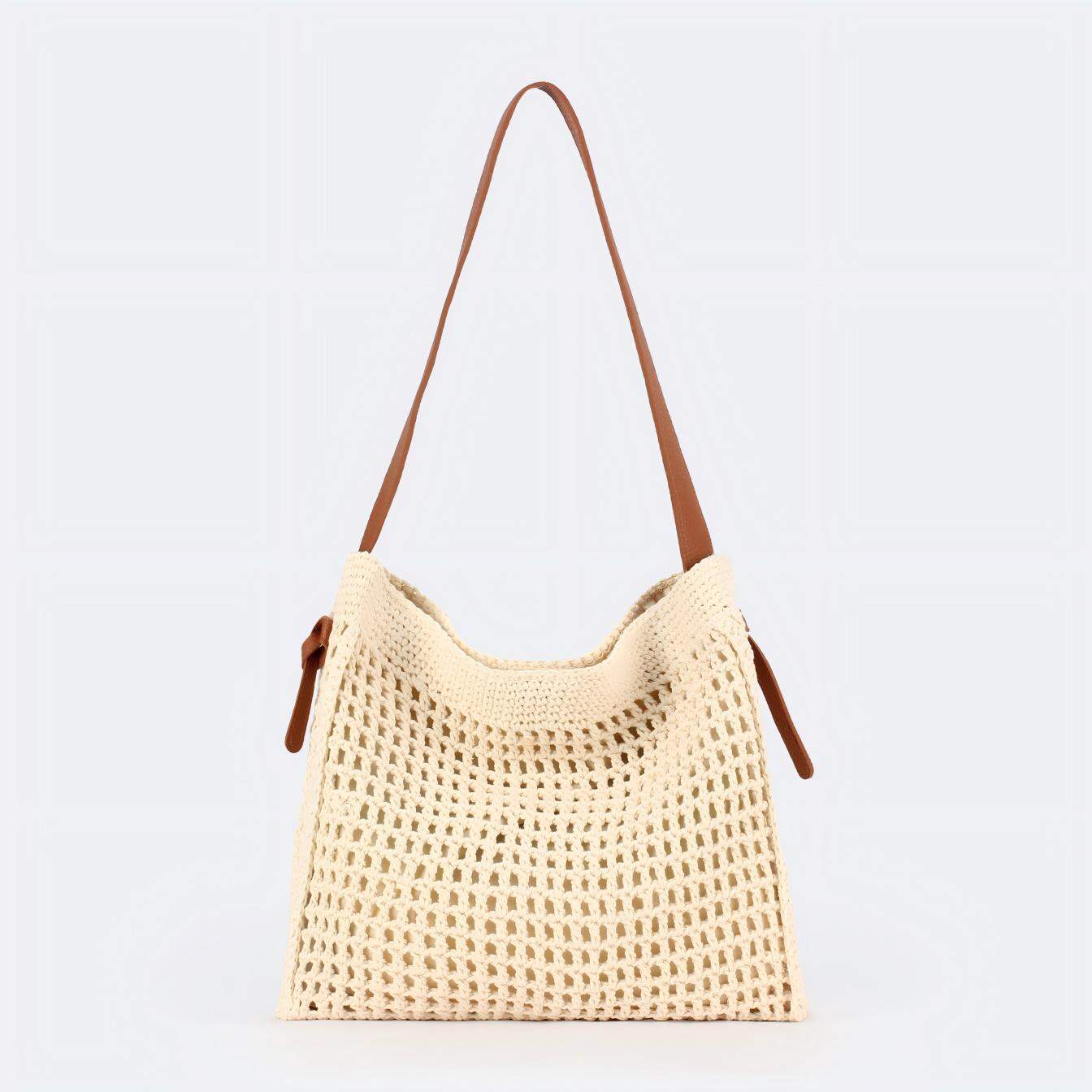 Vacation Woven Cotton Women's Beach Bags h5 Picture2