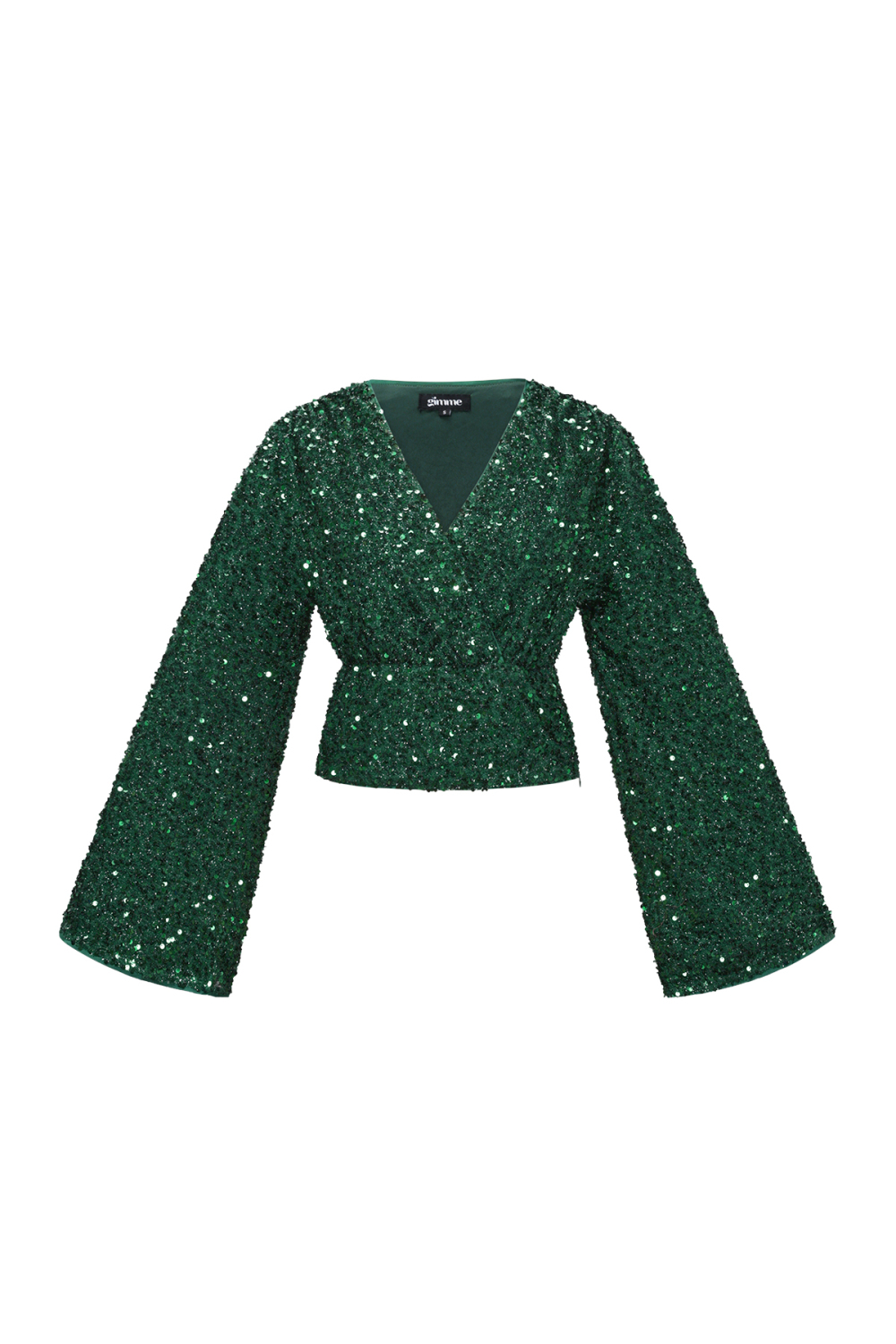 Woven Polyester Fiber Women's Long Sleeve Tops 2-Piece Set Sequins h5Picture10