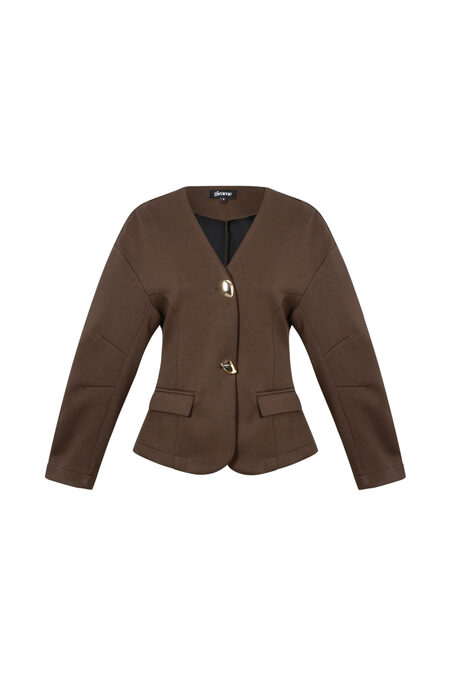 Tejido de Fibra de Poliéster Conjunto de Traje para Mujer Elegante Color Sólido Otoño/Invierno 2