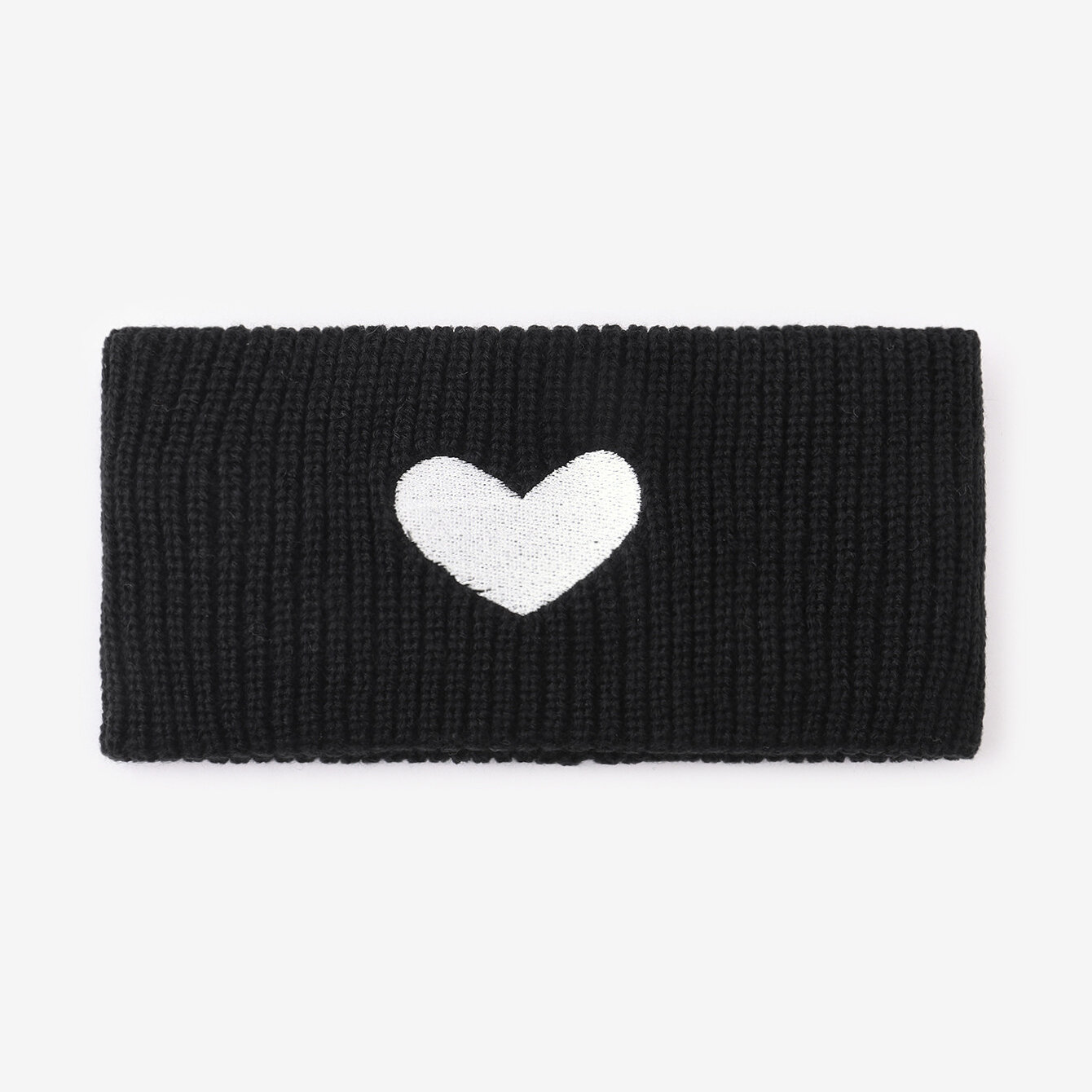 1 Piece Simple Heart Shaped Knitted Wool Women's Hair Bands h5