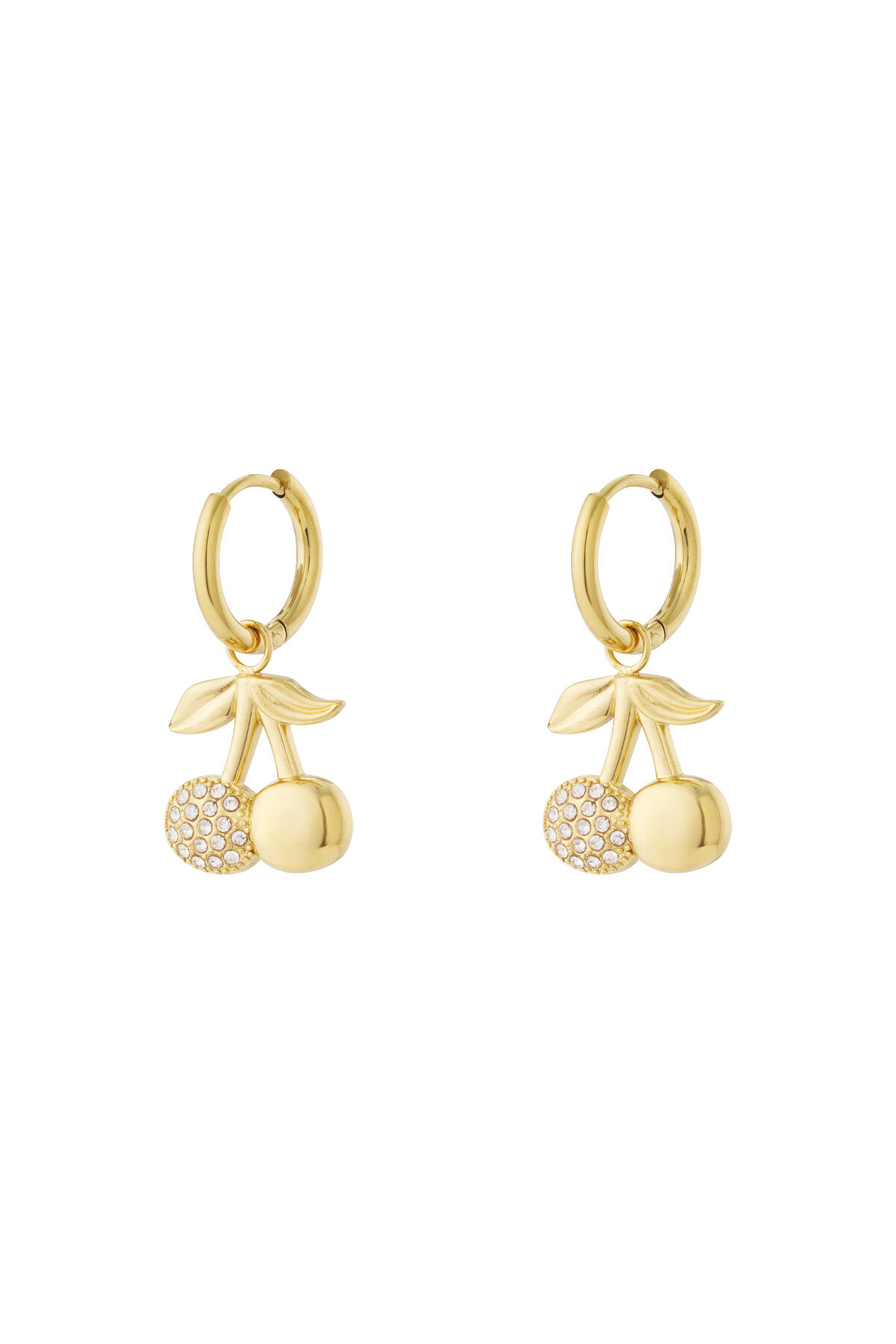 Pendientes de cereza brillante 2