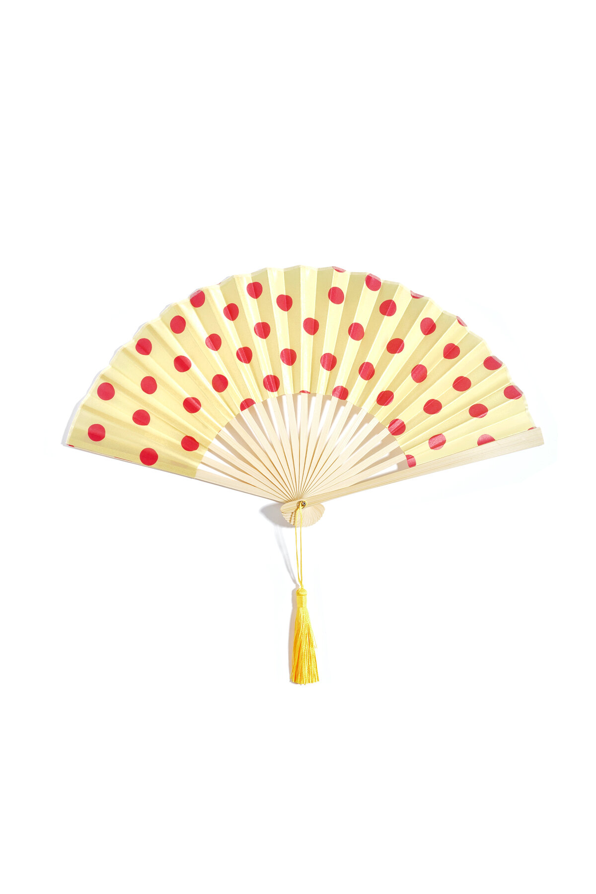 Polka Dot Folding Fan h5 