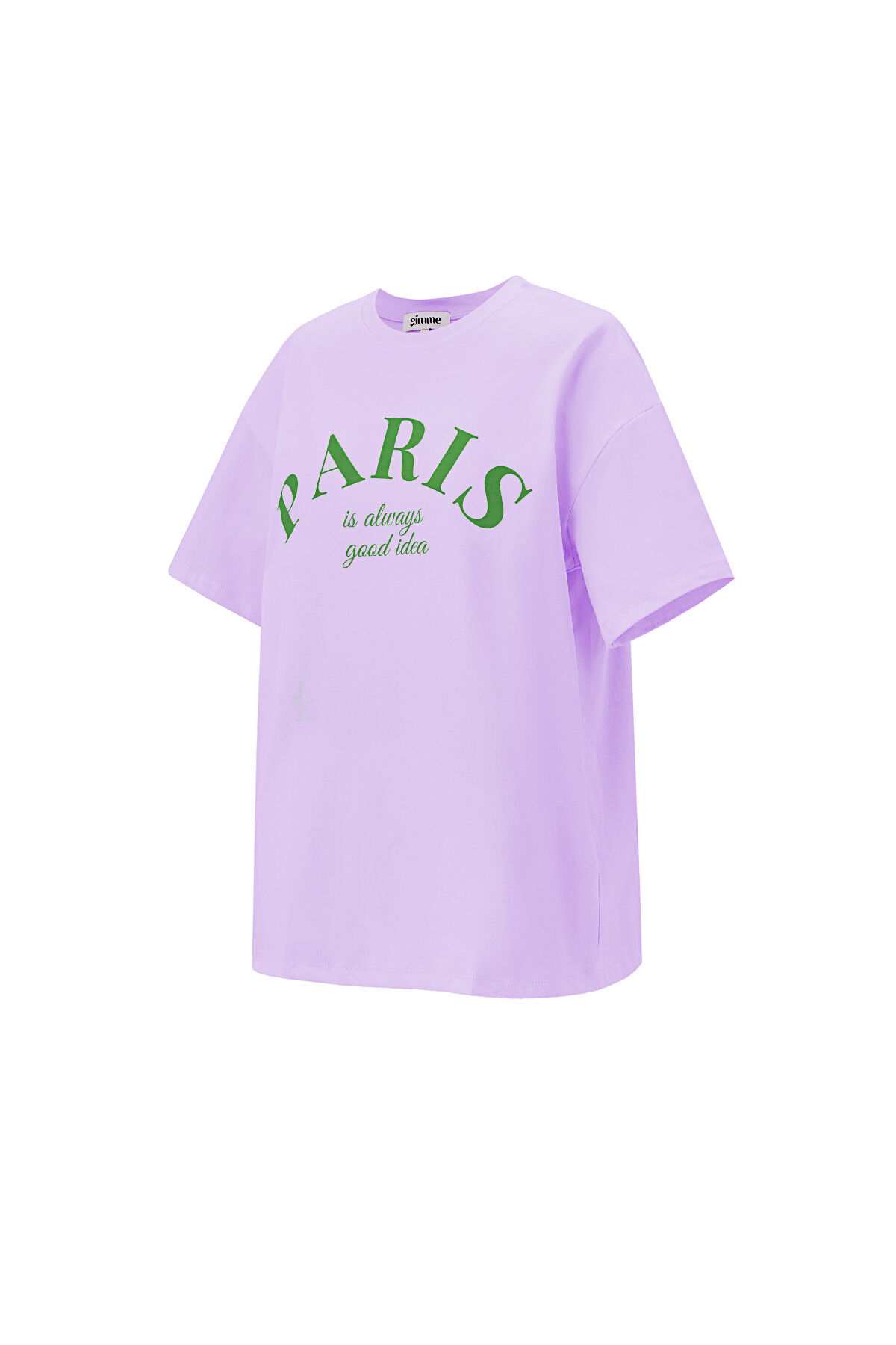 Cotton Women's T-shirt Casual Letters Picture2
