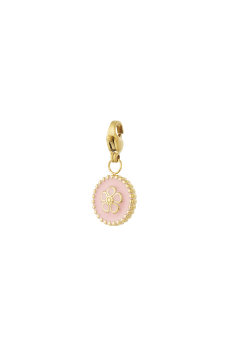 Stainless Steel Jewelry Charms Flower Casual Daily