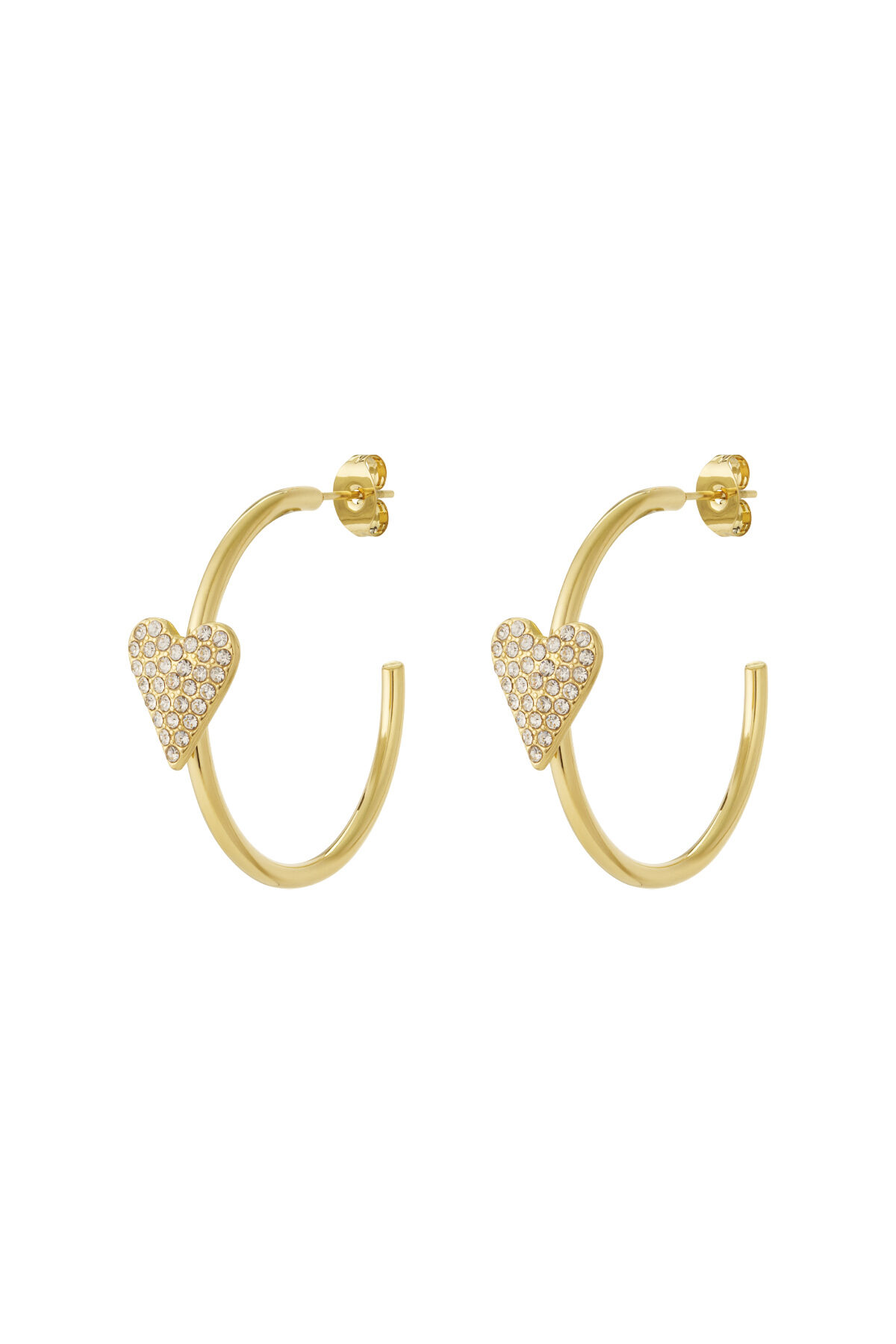 Heart hoop Earrings 2