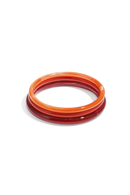 Acrylic Bangles Solid Color Casual Daily Simple Series Women's Jewelry