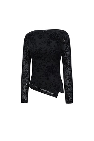 Mesh top with suede floral print β designed to match h5 Picture2