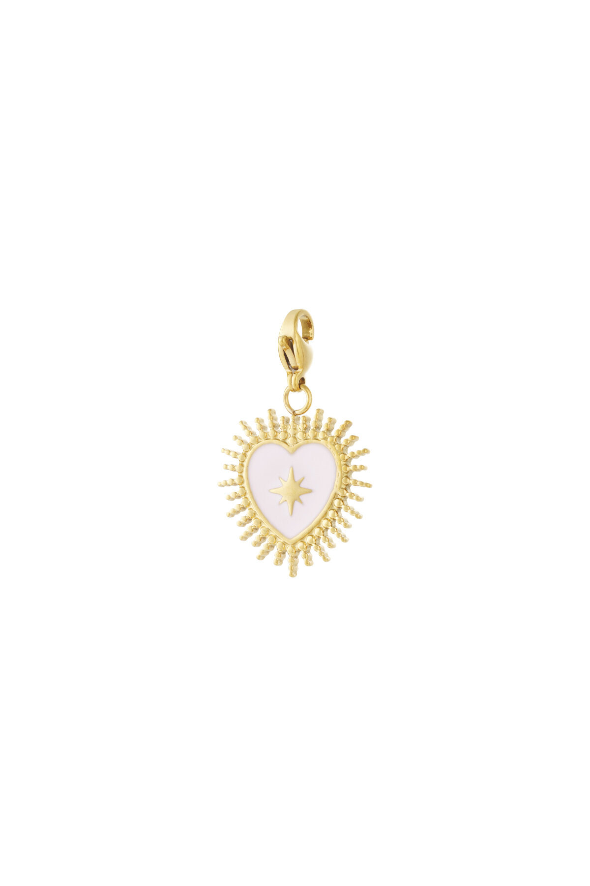 Stainless Steel Jewelry Charms Heart Casual Daily Simple Series Women's jewelry 