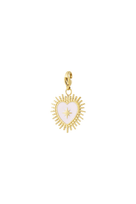 Stainless Steel Jewelry Charms Heart Casual Daily Simple Series Women's jewelry