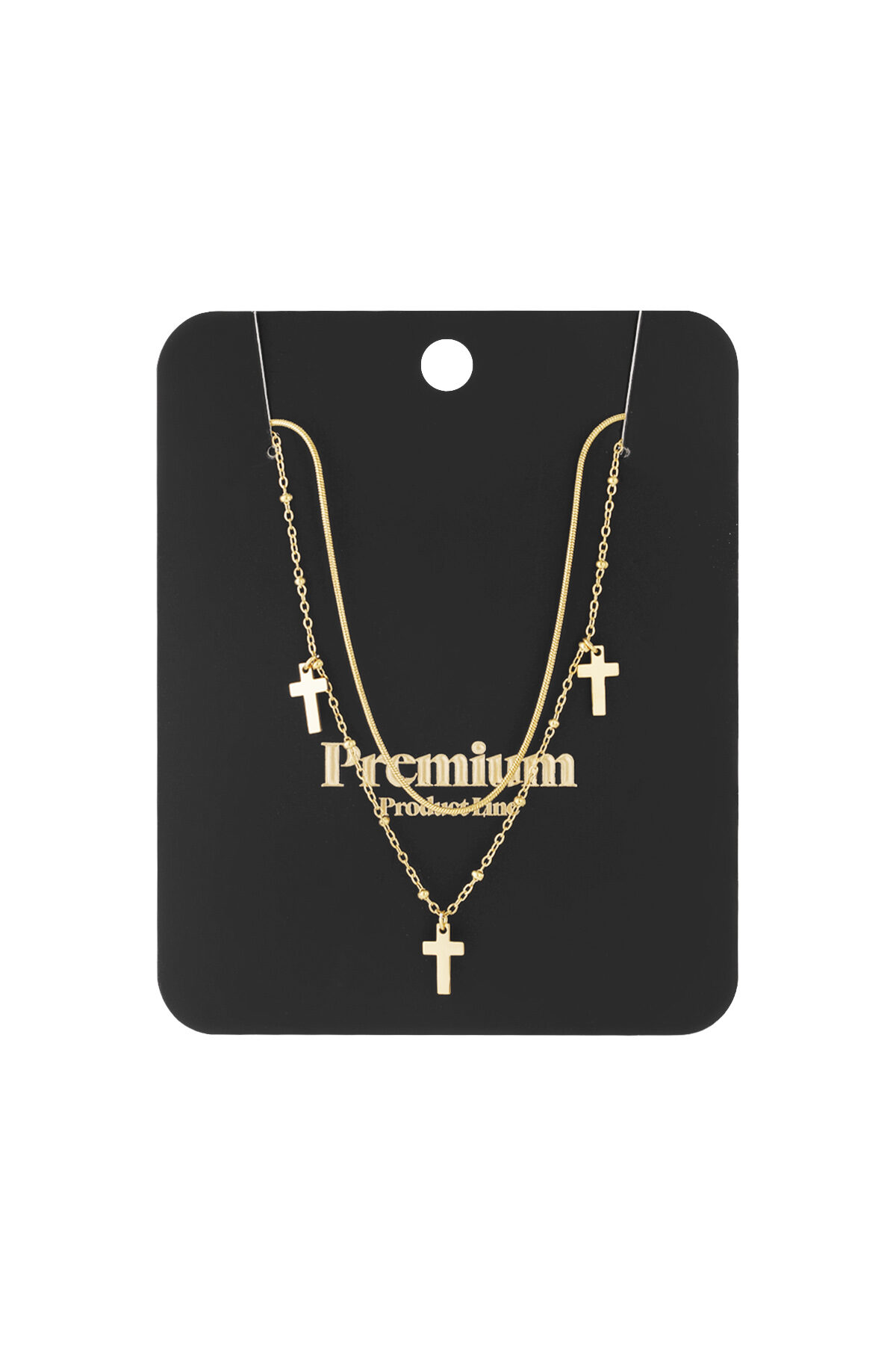 Layered Necklaces Cross Casual Daily Simple Series Women's jewelry Picture4