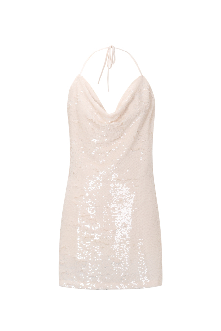 Paillettenkleid mit Wasserfall-Effekt 2