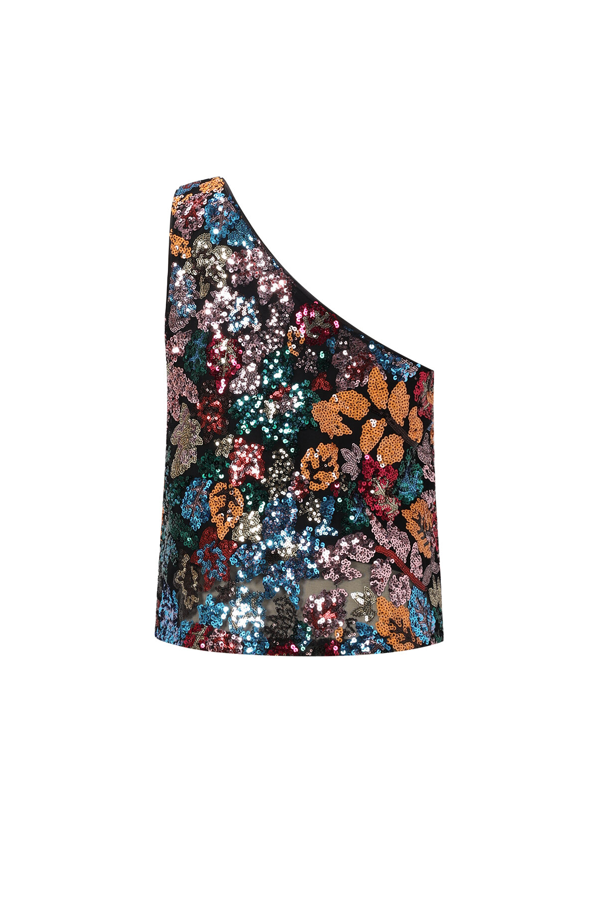 Tropisches One-Shoulder-Top h5 Bild3