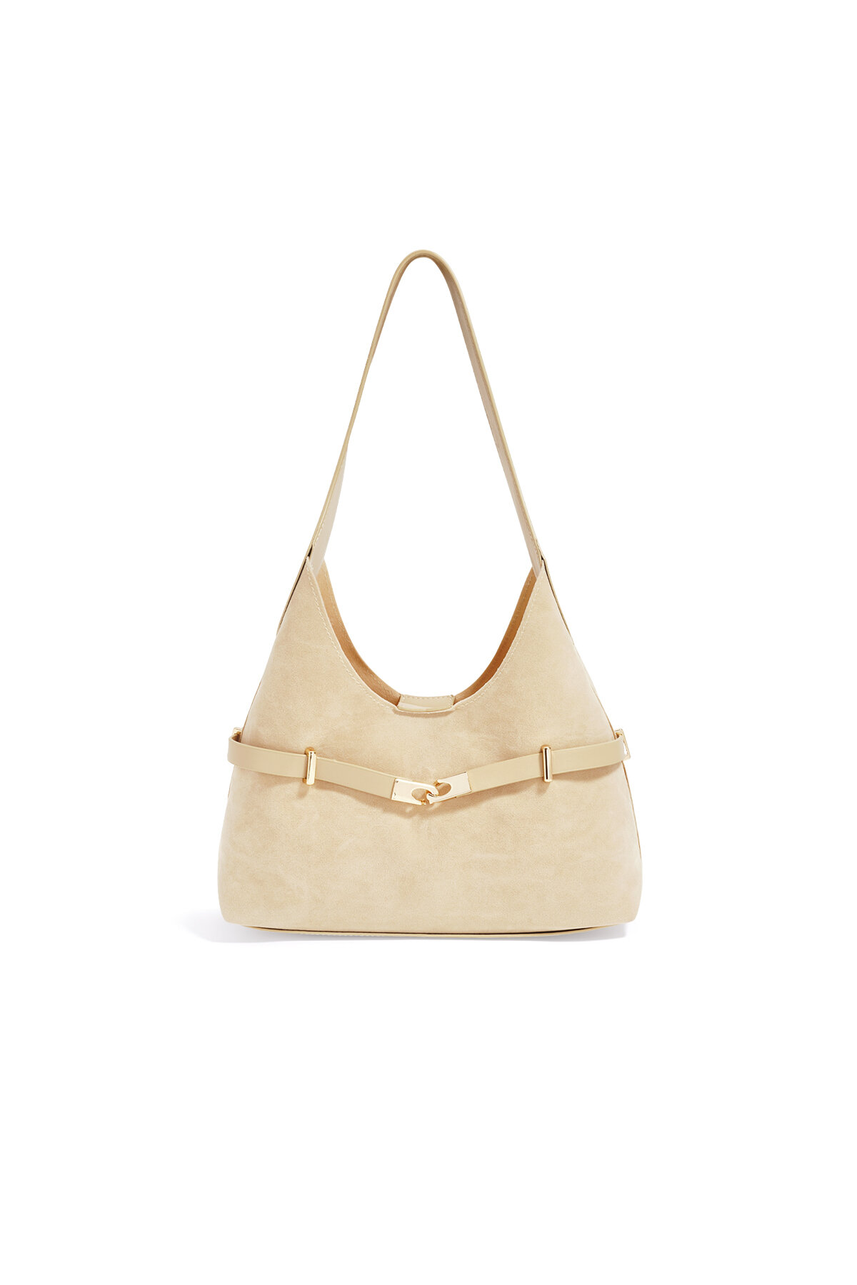 Bolsos de hombro de color liso, informales, de ante, accesorios para el día a día