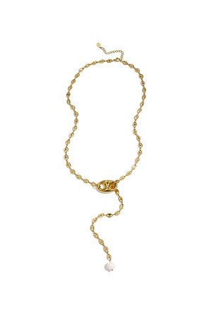 Necklace with hanging bead h5