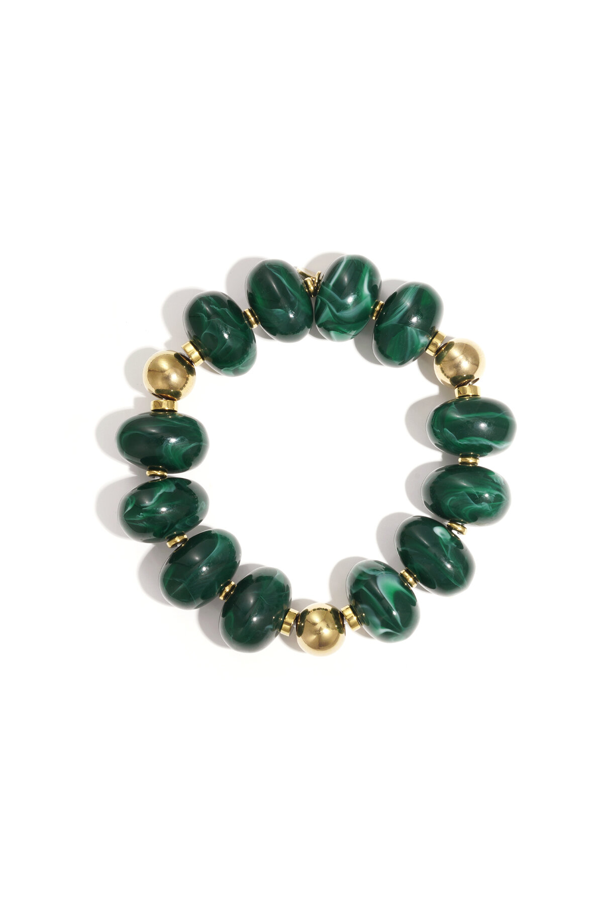 Braccialetti con perline in resina, perline, casual, quotidiani, semplici, serie di gioielli da donna 2