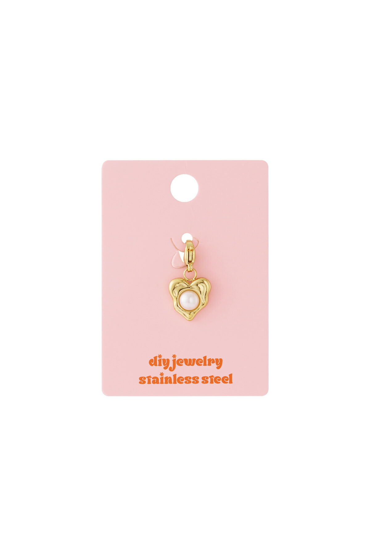 Pearl heart jewelry charm h5Picture4