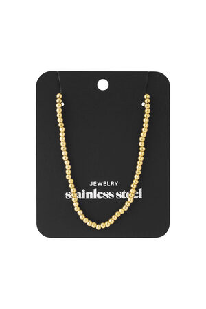 Solid bead necklace-4mm h5 Picture4