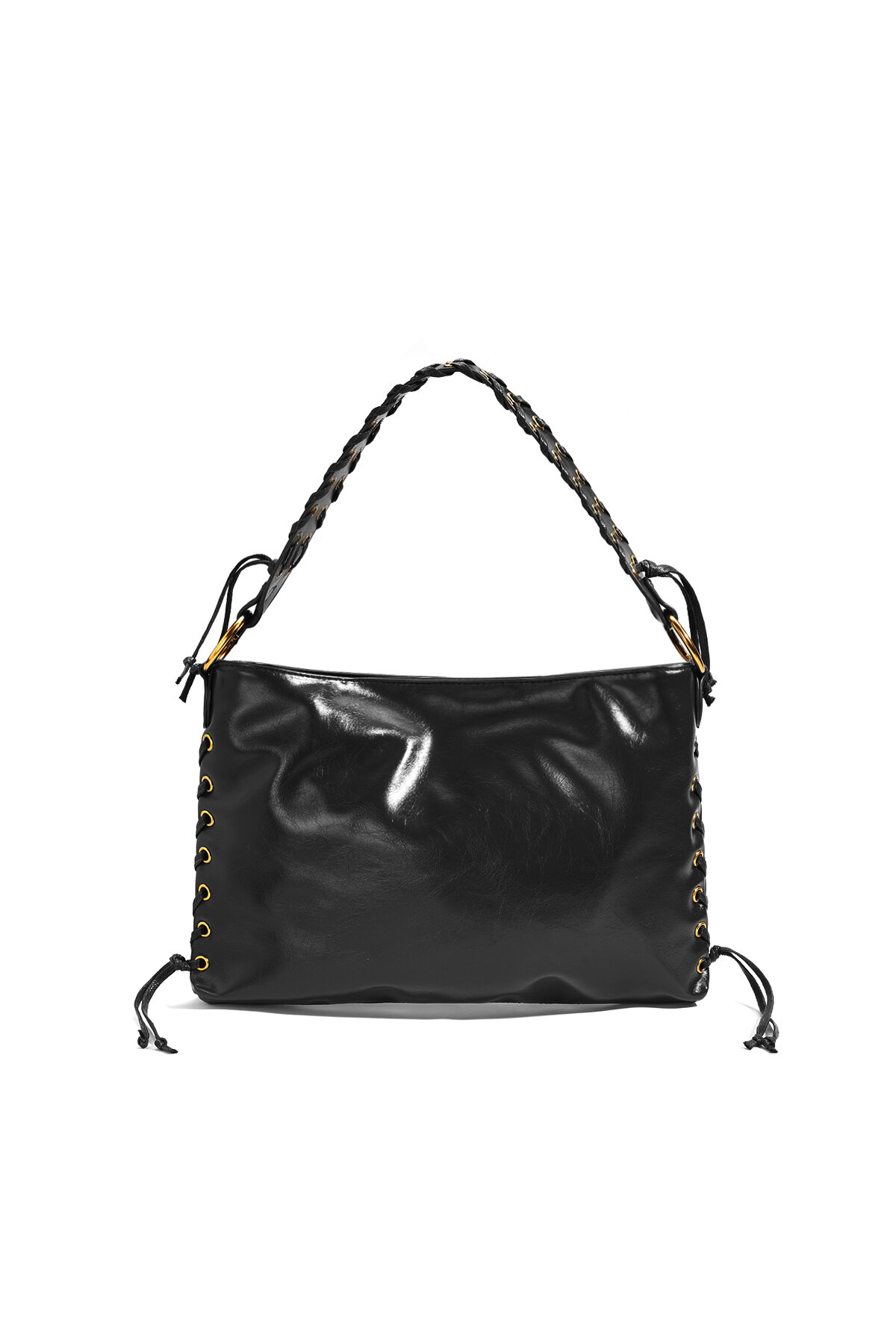 Bolsos de hombro de color sólido, casuales, de PU, accesorios diarios