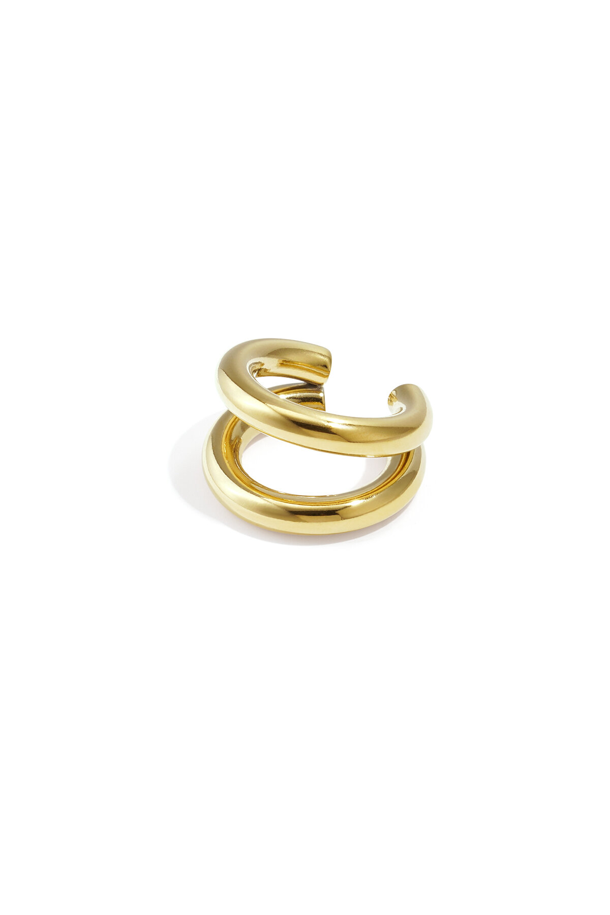 Puños de oreja de acero inoxidable líneas Simple Daily Simple Series Joyería para mujer 2