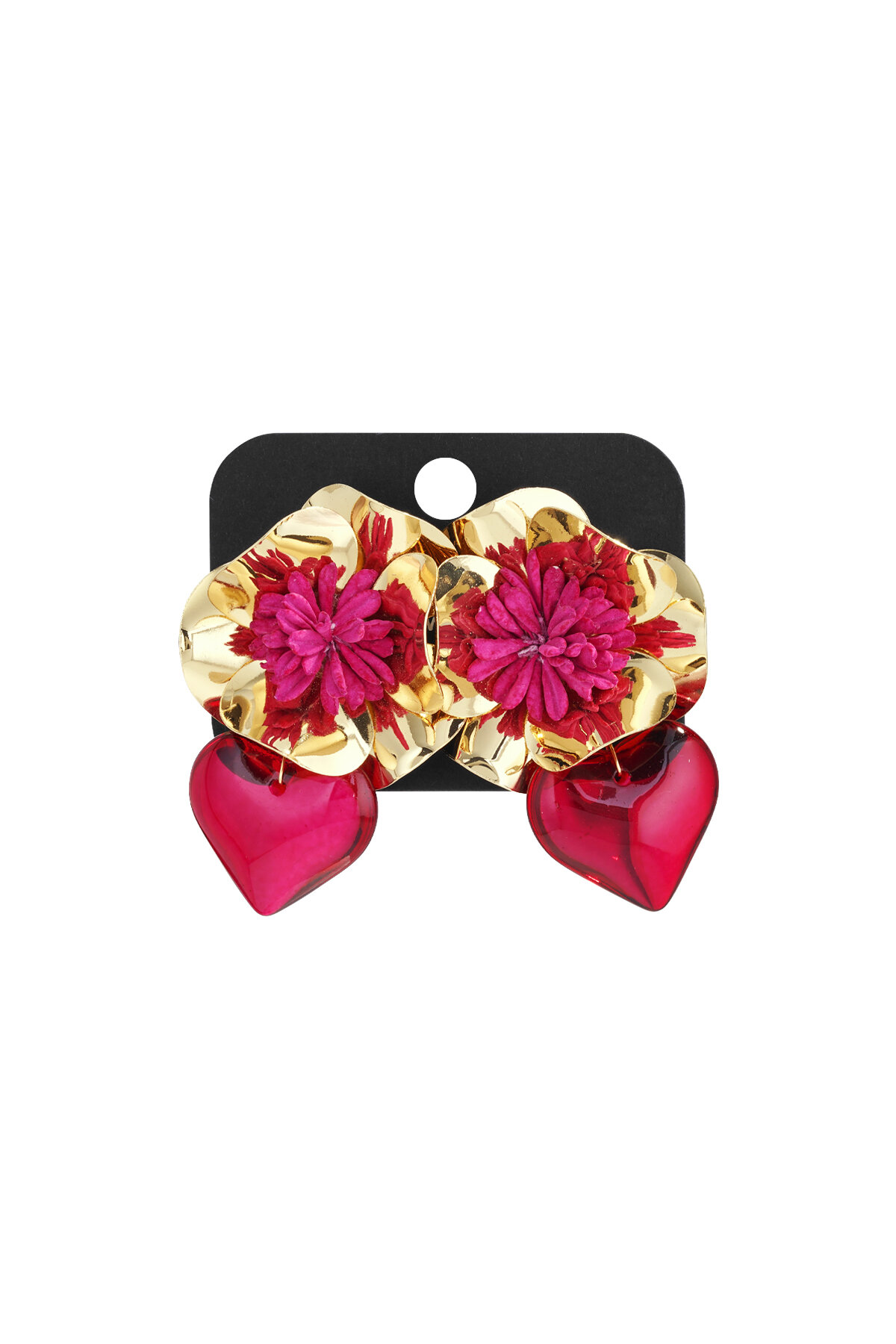 Eisen Tropfen Ohrringe Blume Täglich Ethnische Serie frauen schmuck Bild5