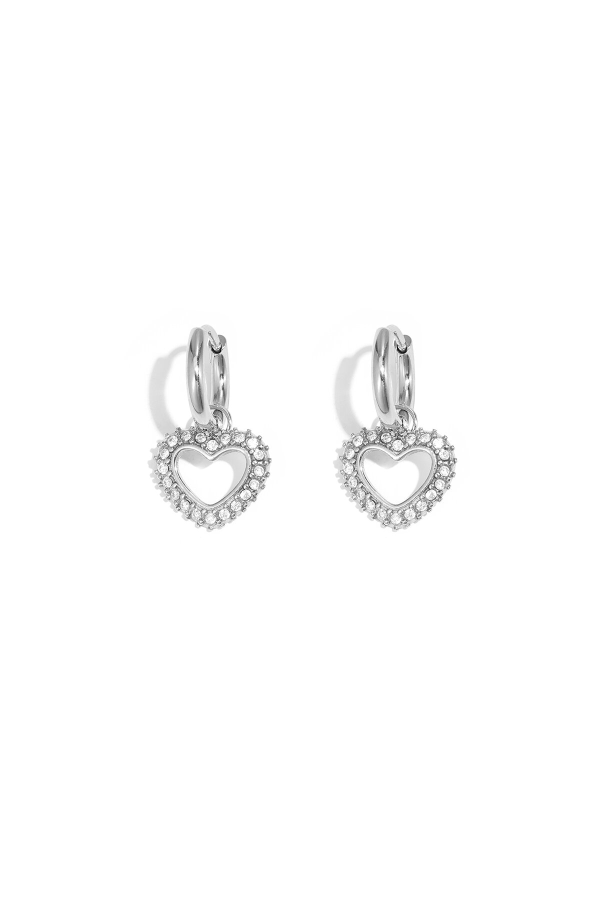 diamond heart earrings 2