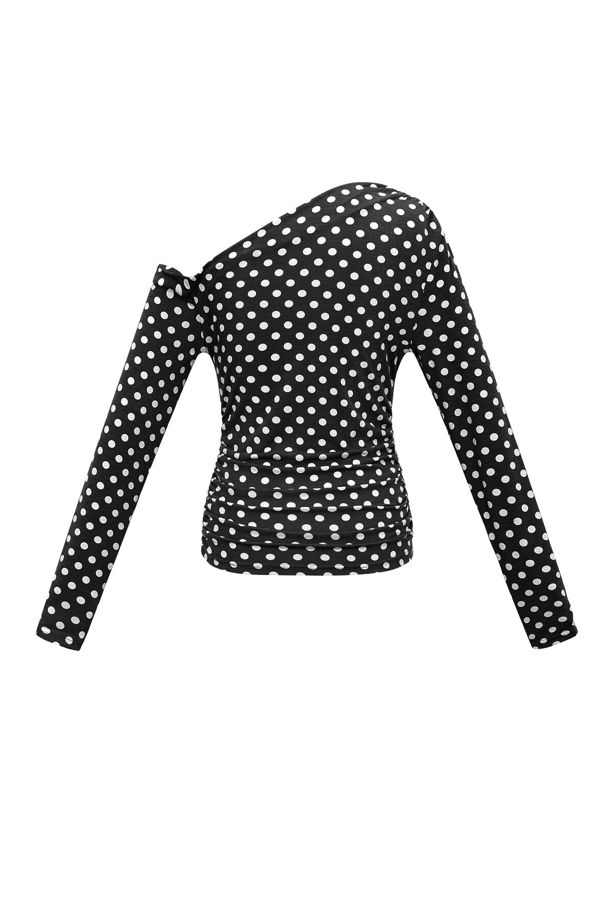 Off Shoulder Polkadot Longsleeve h5 Picture3