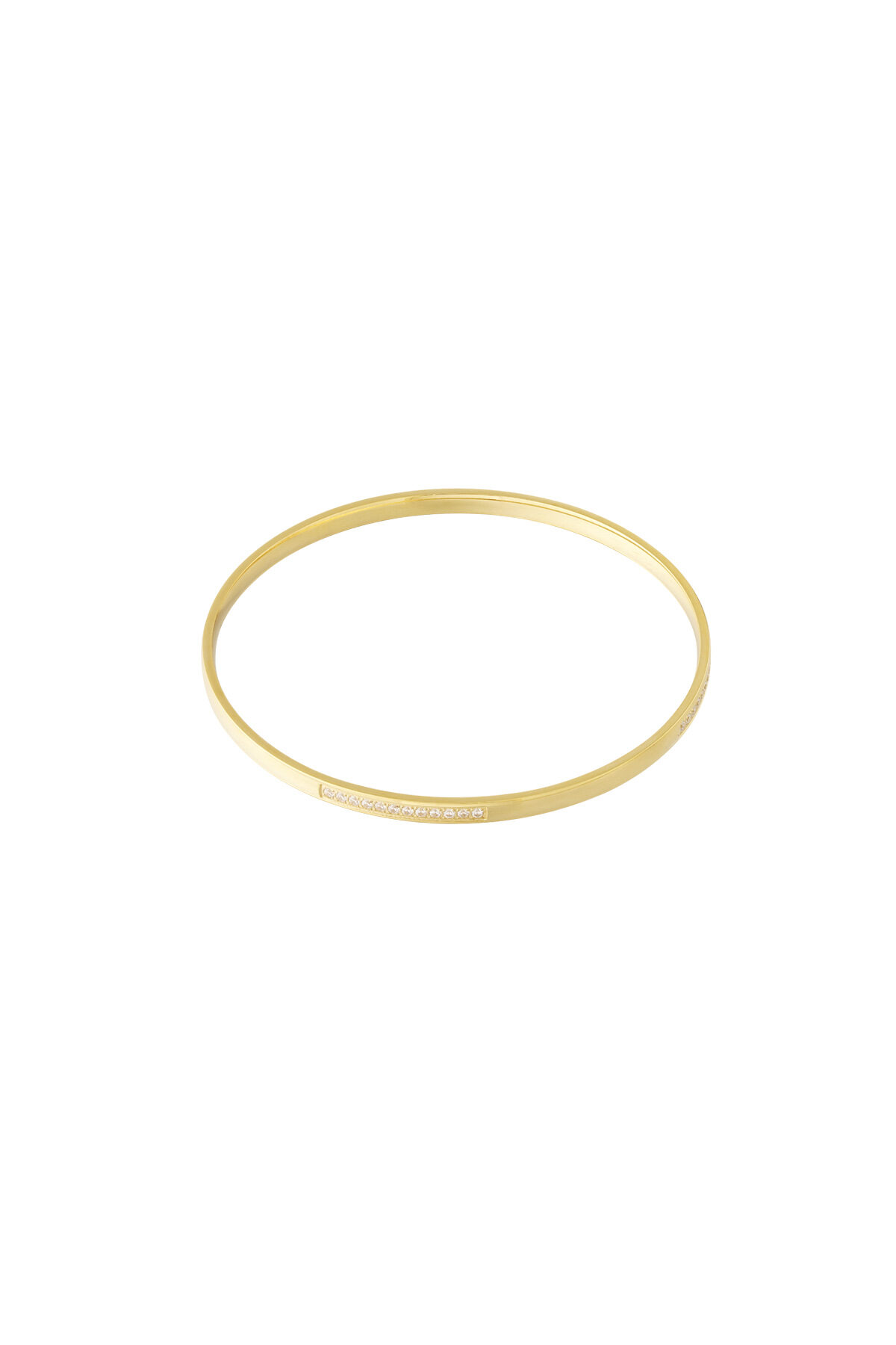 Classy rhinestone bangle h5 