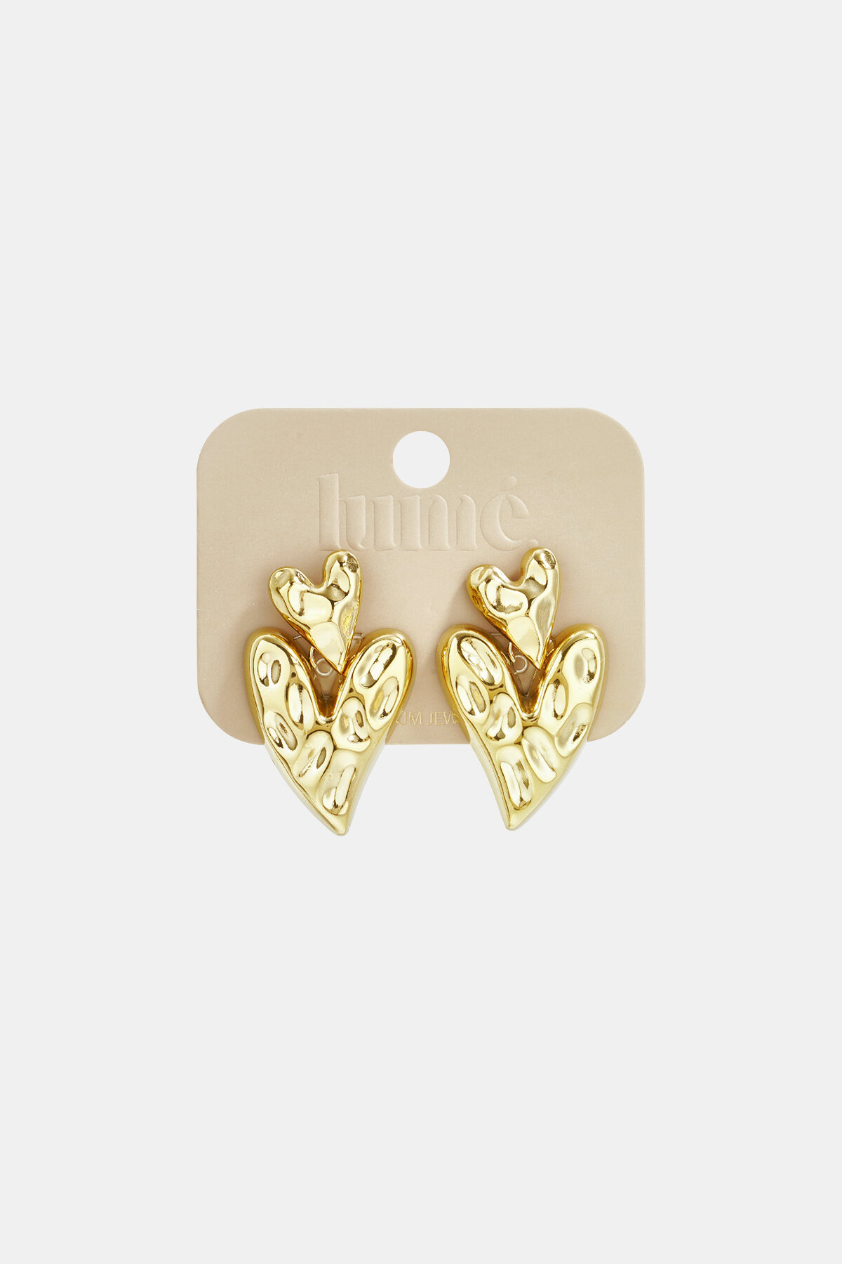 Stacked heart earrings h5Picture5