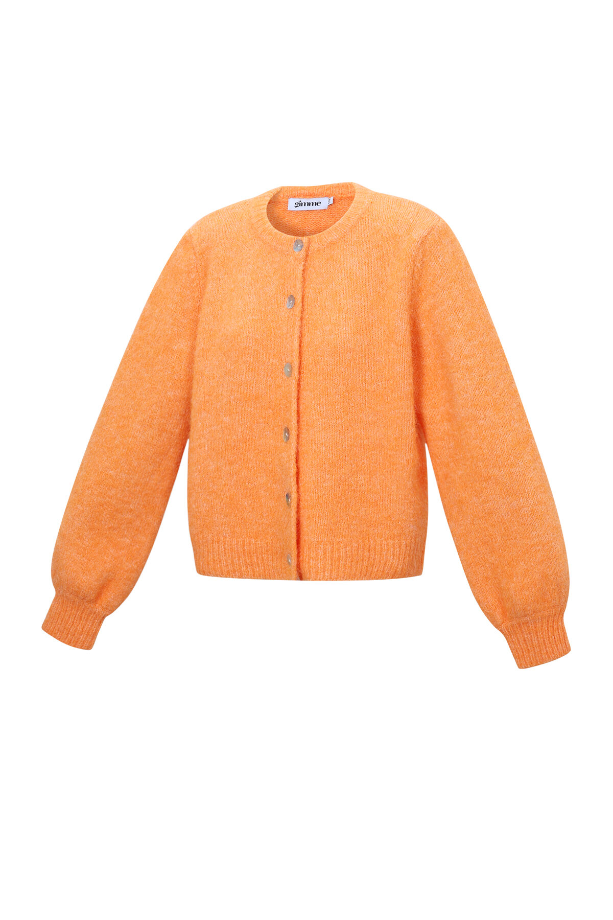 Knitted Polyester Fiber Women's Cardigan Casual Solid Color Fall/Winter h5 Picture2
