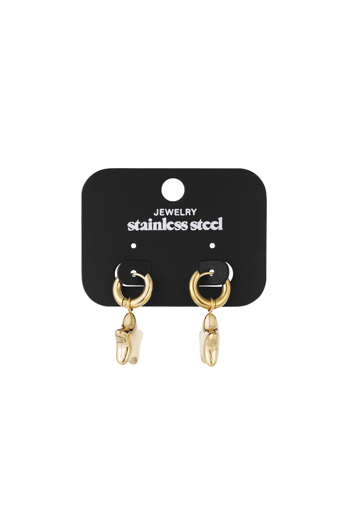 Stainless Steel Drop Earrings Star Daily Daily Simple Series Women's jewelry h5 Picture4